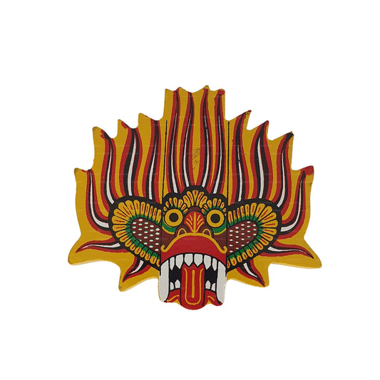 Lakpura® Ginidal Raksha Mask køleskabsmagnet