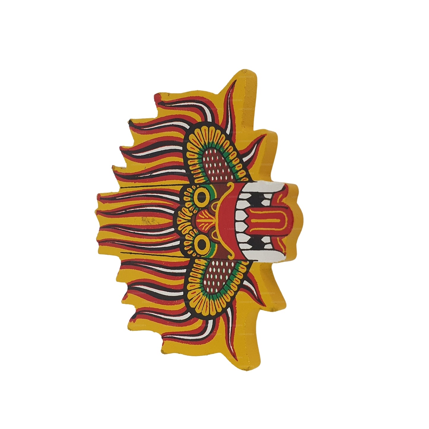 Lakpura® Ginidal Raksha Mask køleskabsmagnet