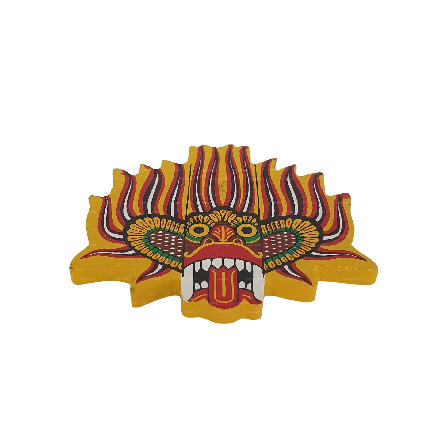 Lakpura® Ginidal Raksha Mask køleskabsmagnet