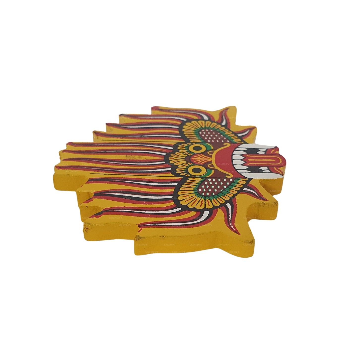 Lakpura® Ginidal Raksha Mask køleskabsmagnet