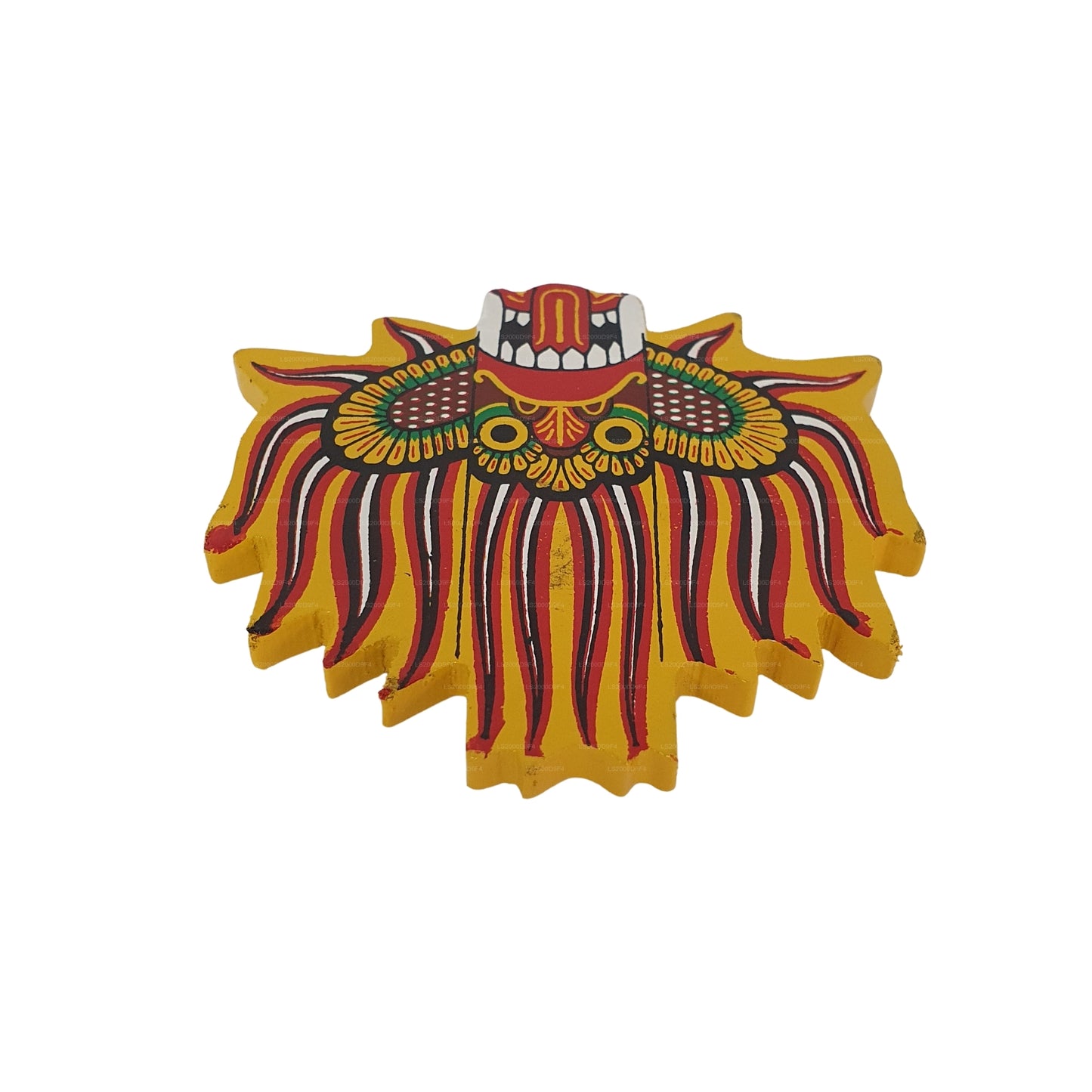 Lakpura® Ginidal Raksha Mask køleskabsmagnet