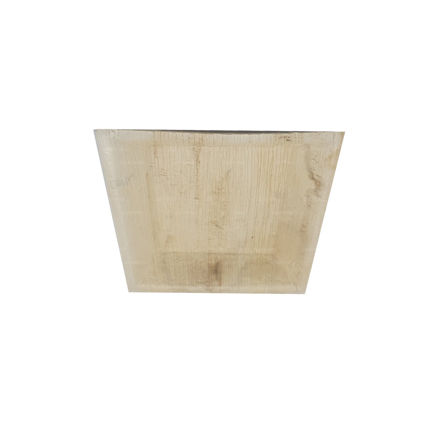 Håndlavede Areca Leaf madplader 20 cm x 20 cm (firkantet type)
