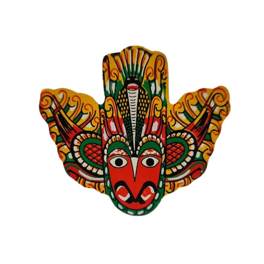 Sri Lankas Gurulu Raksha Mask Køleskab Magnet