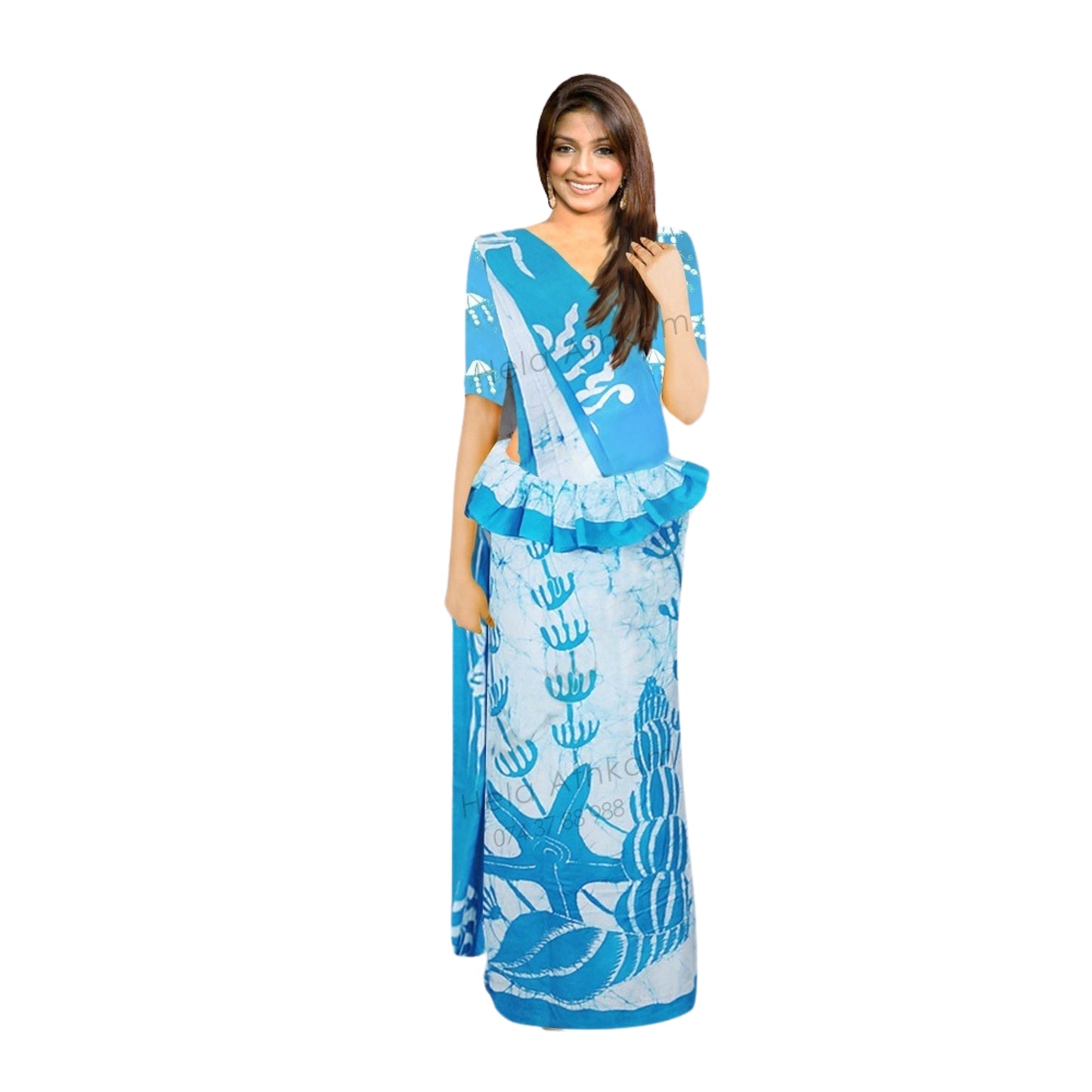 Lakpura Batik Saree (Design S016)