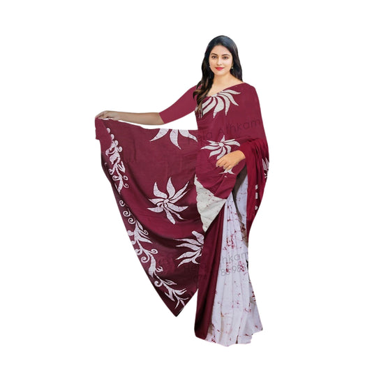 Lakpura Batik Saree (Design S010)