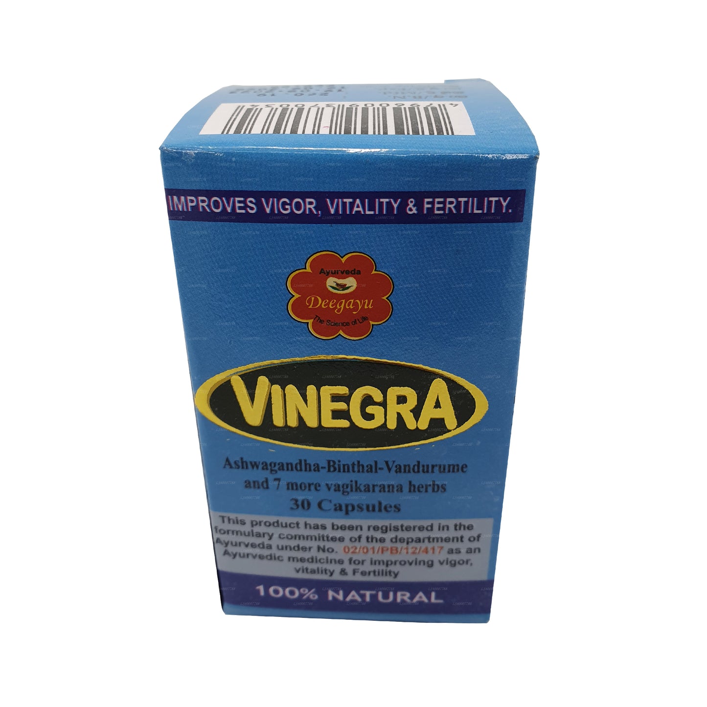 Deegayu Vinegra Naturlig Seksuel Booster (30 Kapsler)