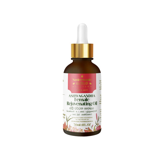 Sanjeewanie Ashwagandha kvindelig foryngende olie (30 ml)