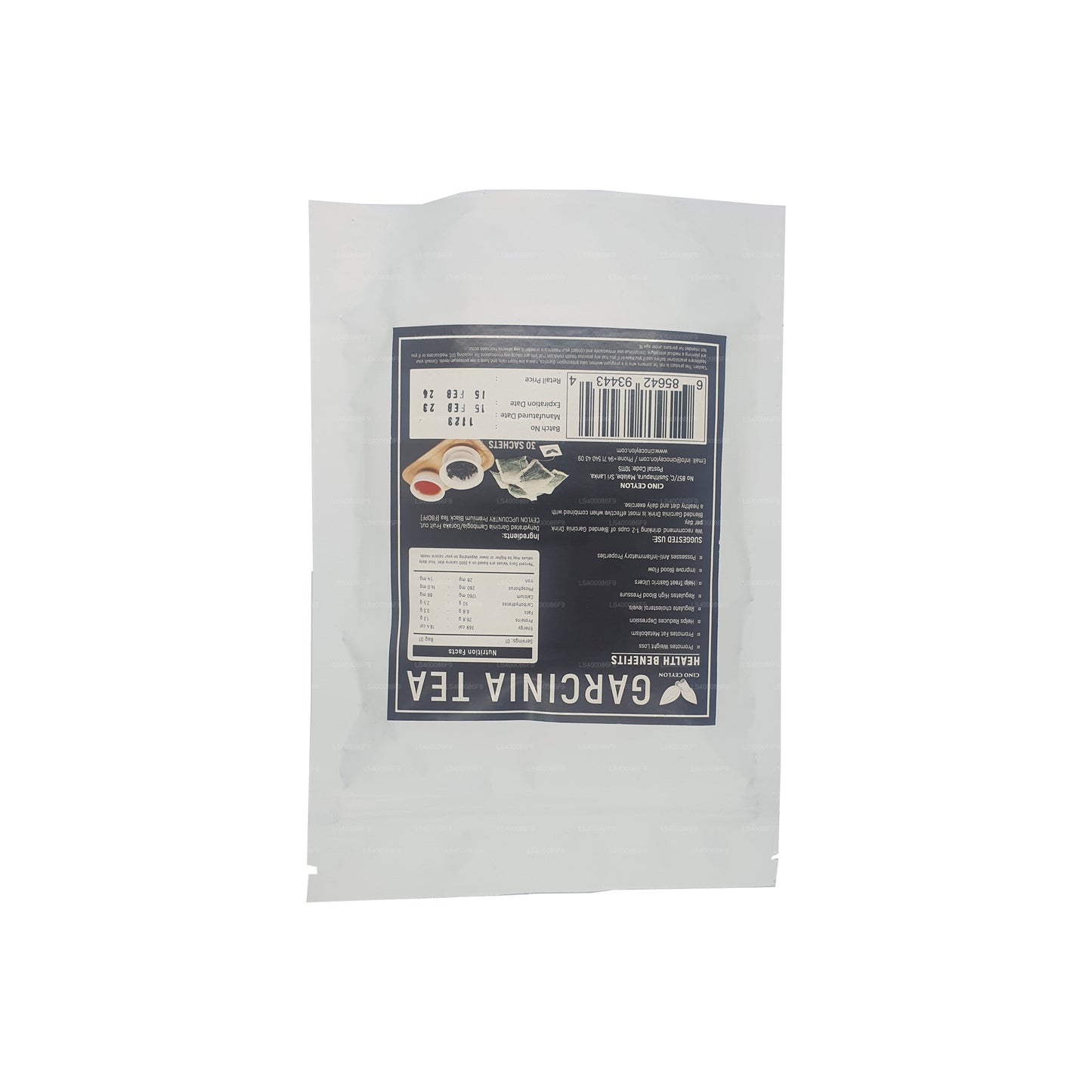 Cino Ceylon Garcinia te (30 teposer)