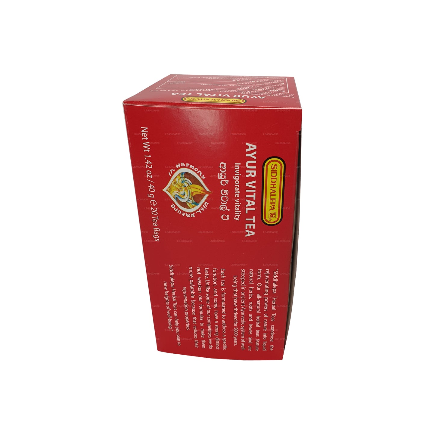 Siddhalepa Ayur Vital Te (40g) 20 Teposer