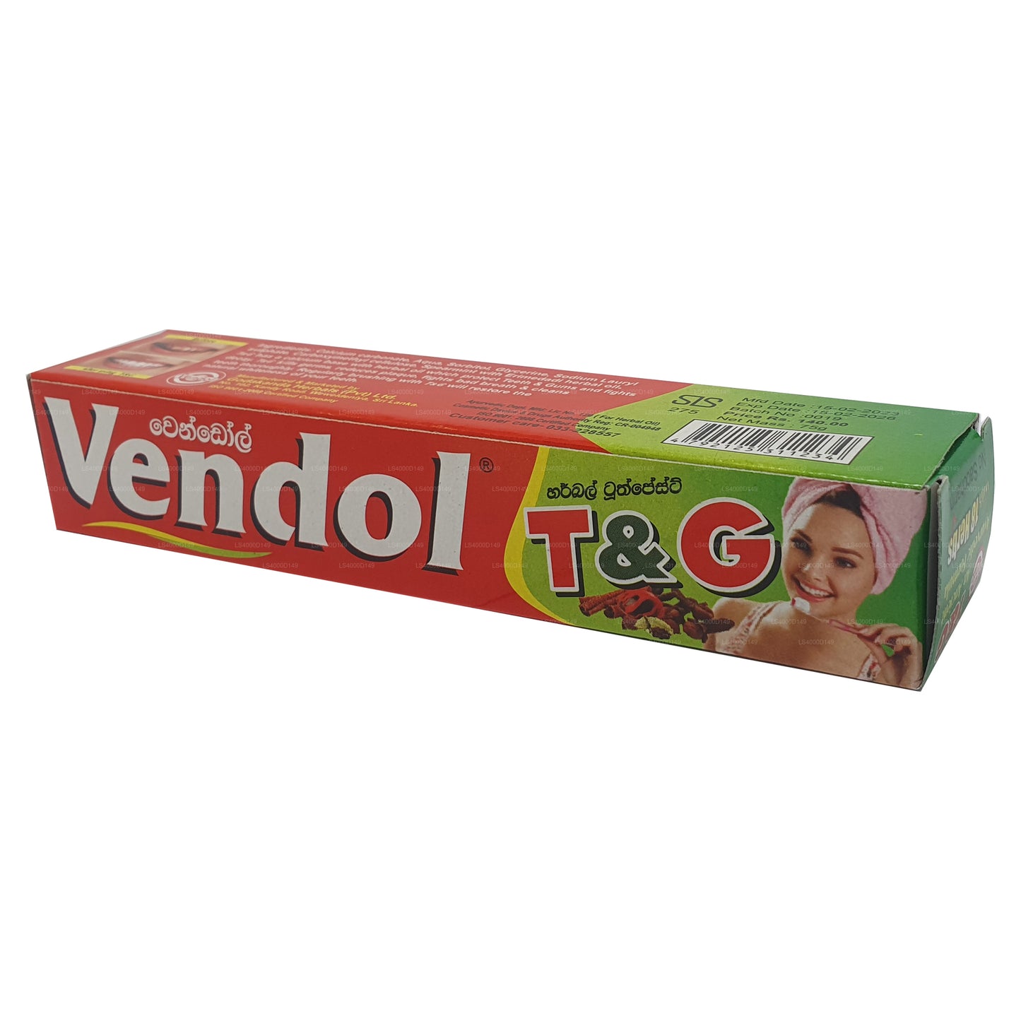 Vendol T og G tandfase (135 g)