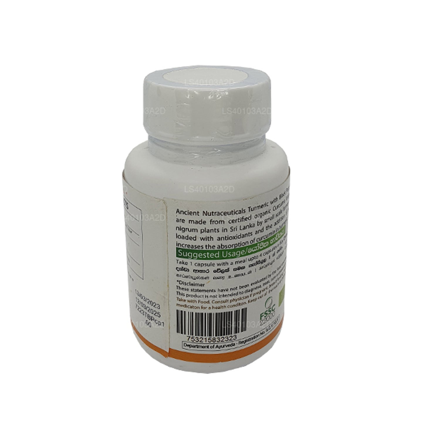 Ancient Nutra Gurkemeje & Sort Peber (60 kapsler)