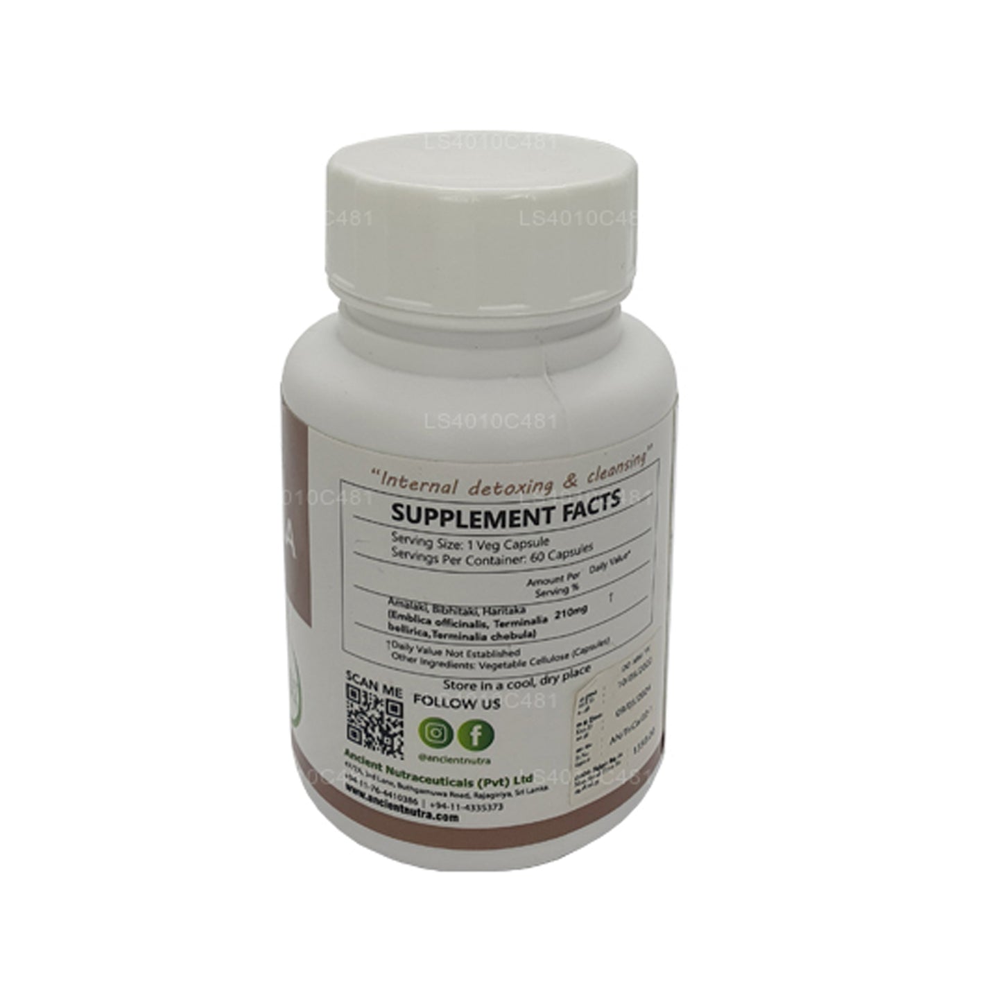 Gammel Nutra Triphala (60 Kapsler)