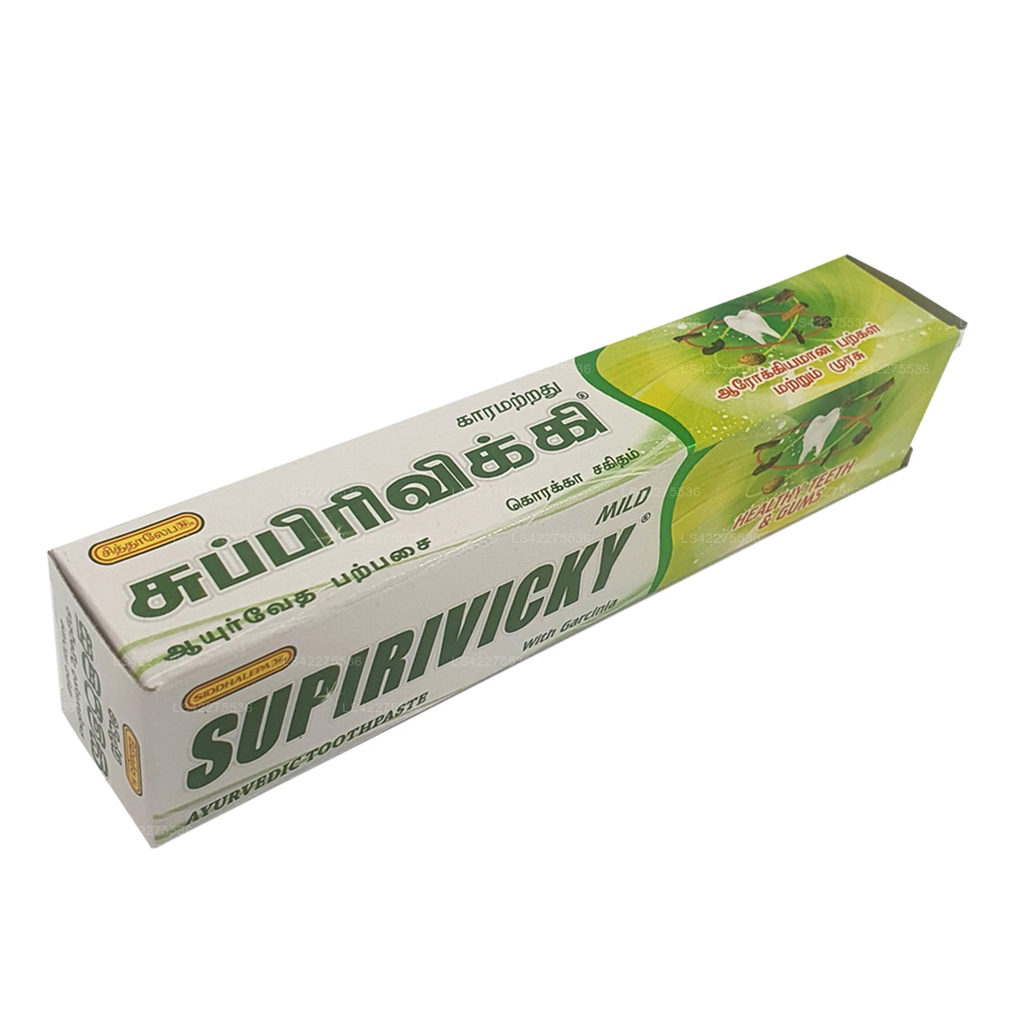 Siddhalepa Supirivicky mild ayurvedisk tandpasta (40 g)