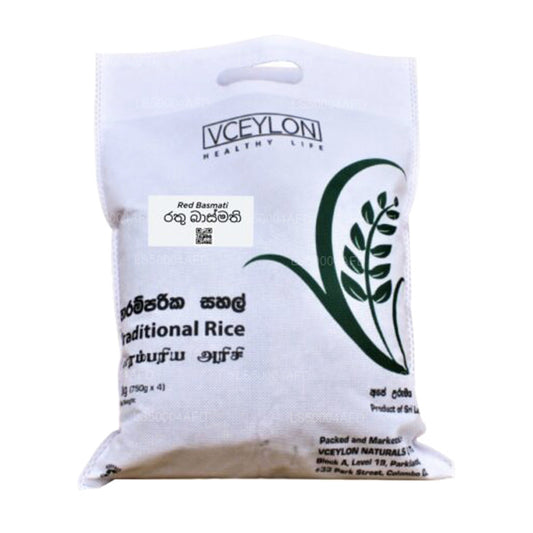VCeylon Rød Basmati (3 kg)