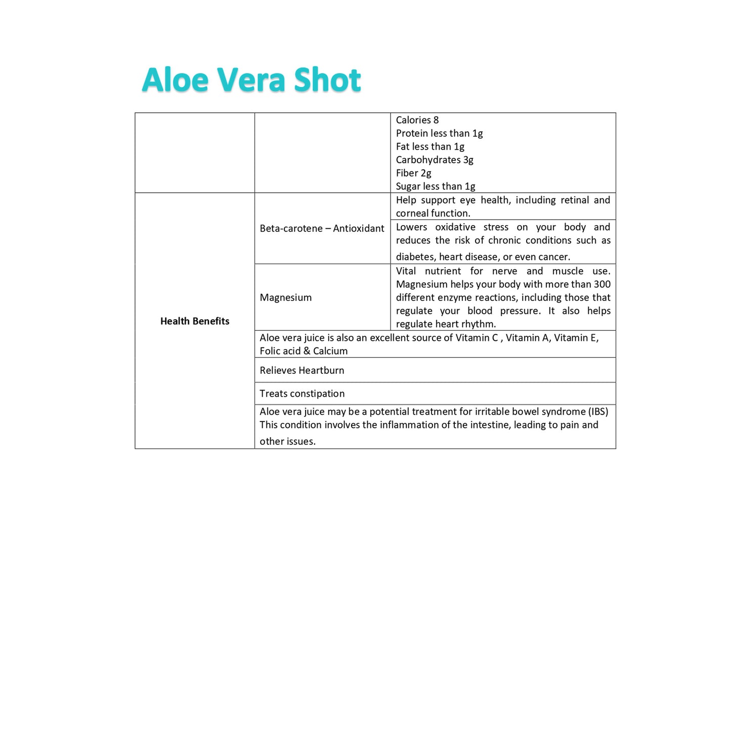 CAP Ceylon Alovera skud (200 ml)