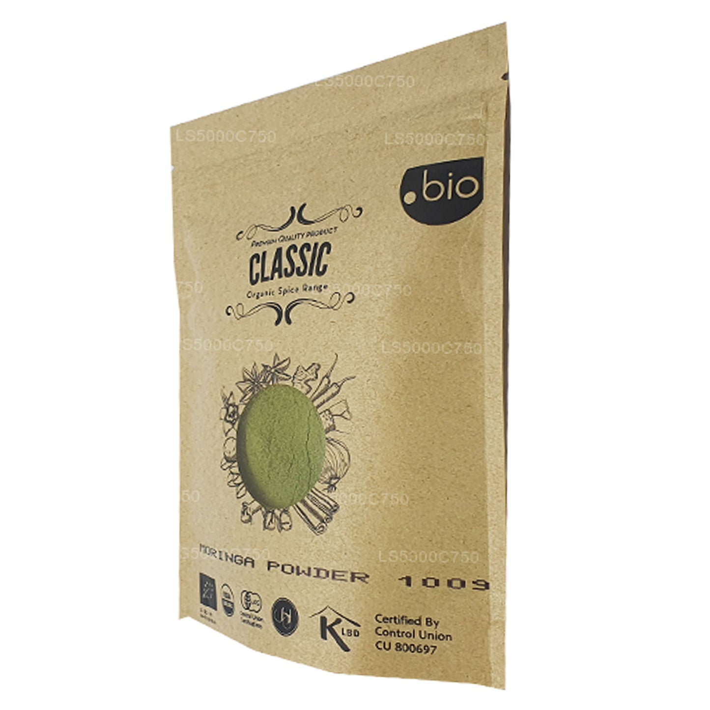 Lakpura Organisk Moringa blade pulver