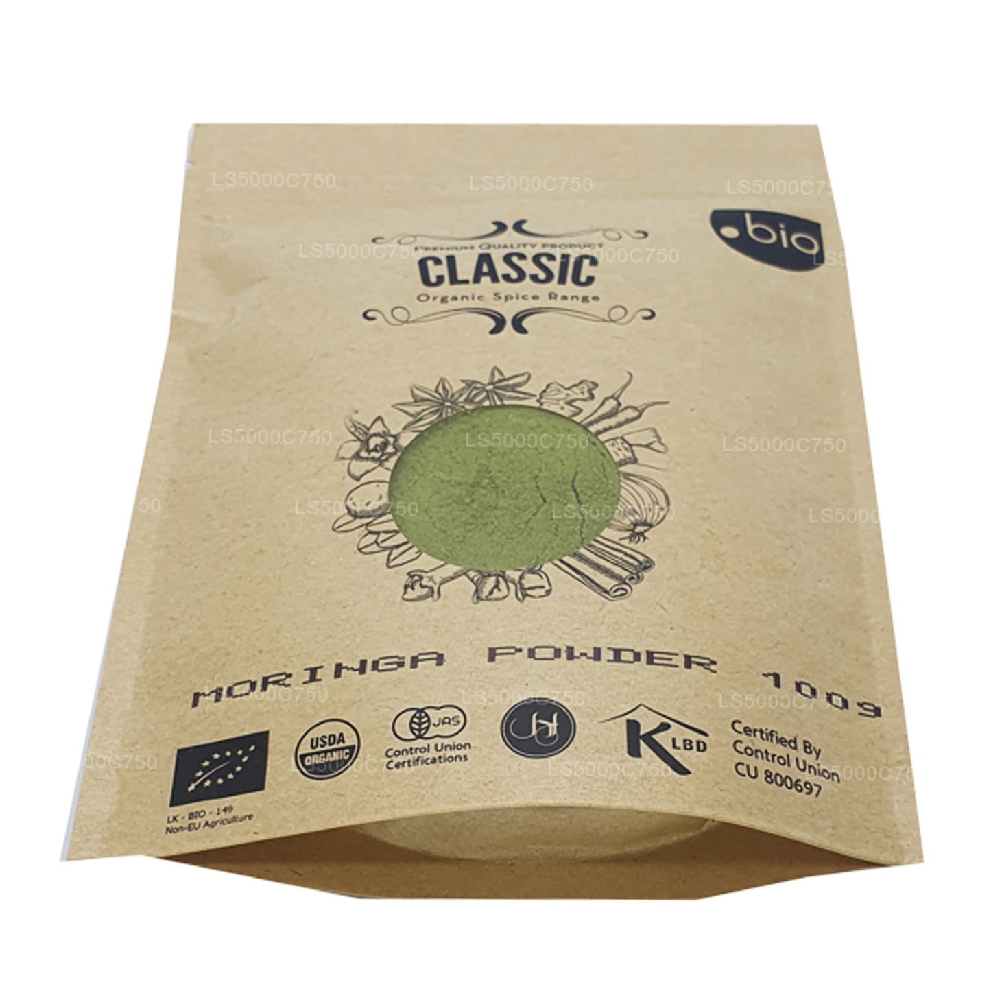 Lakpura Organisk Moringa blade pulver