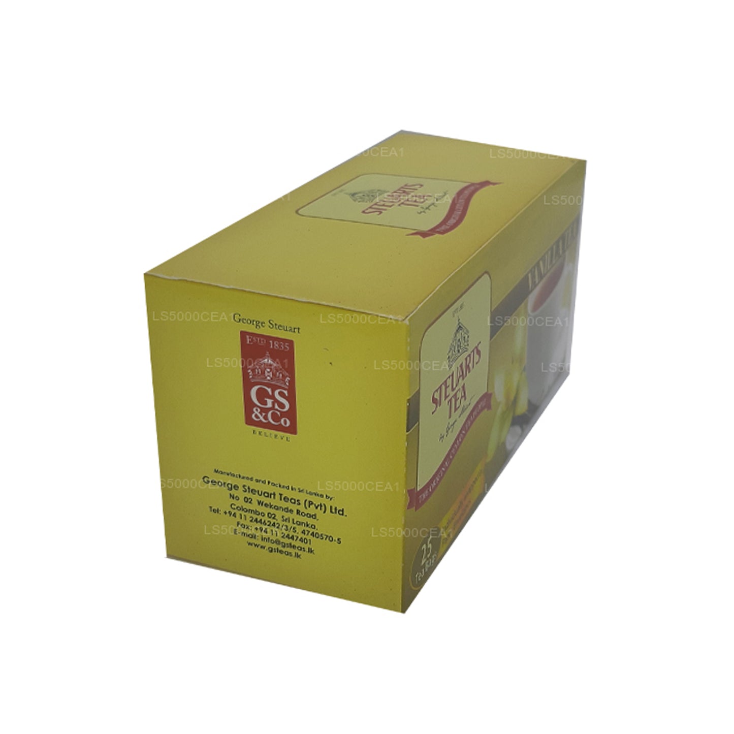 George Steuarts Vanilla Tea (50g) 25 Tea Bags