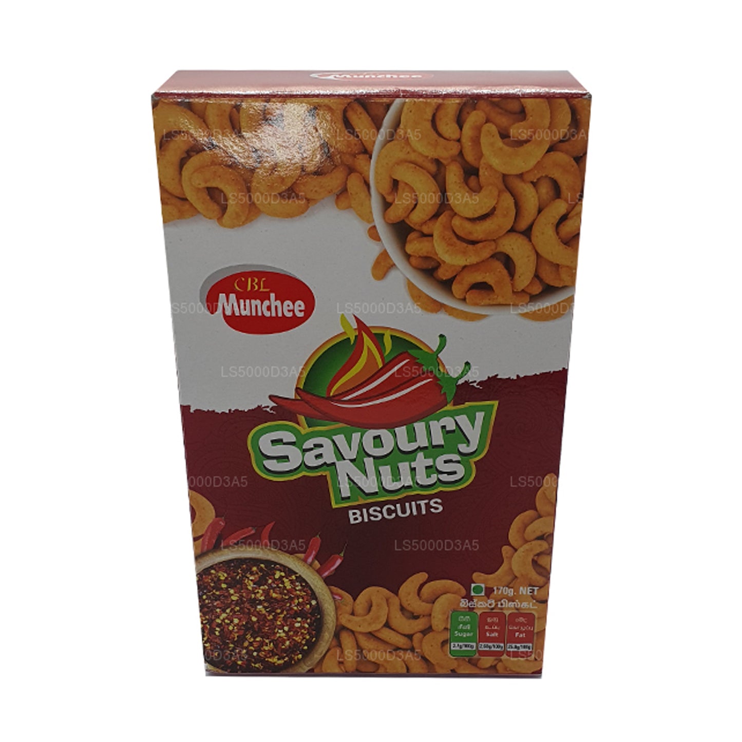 Munchee kiks salte nødder (170 g)