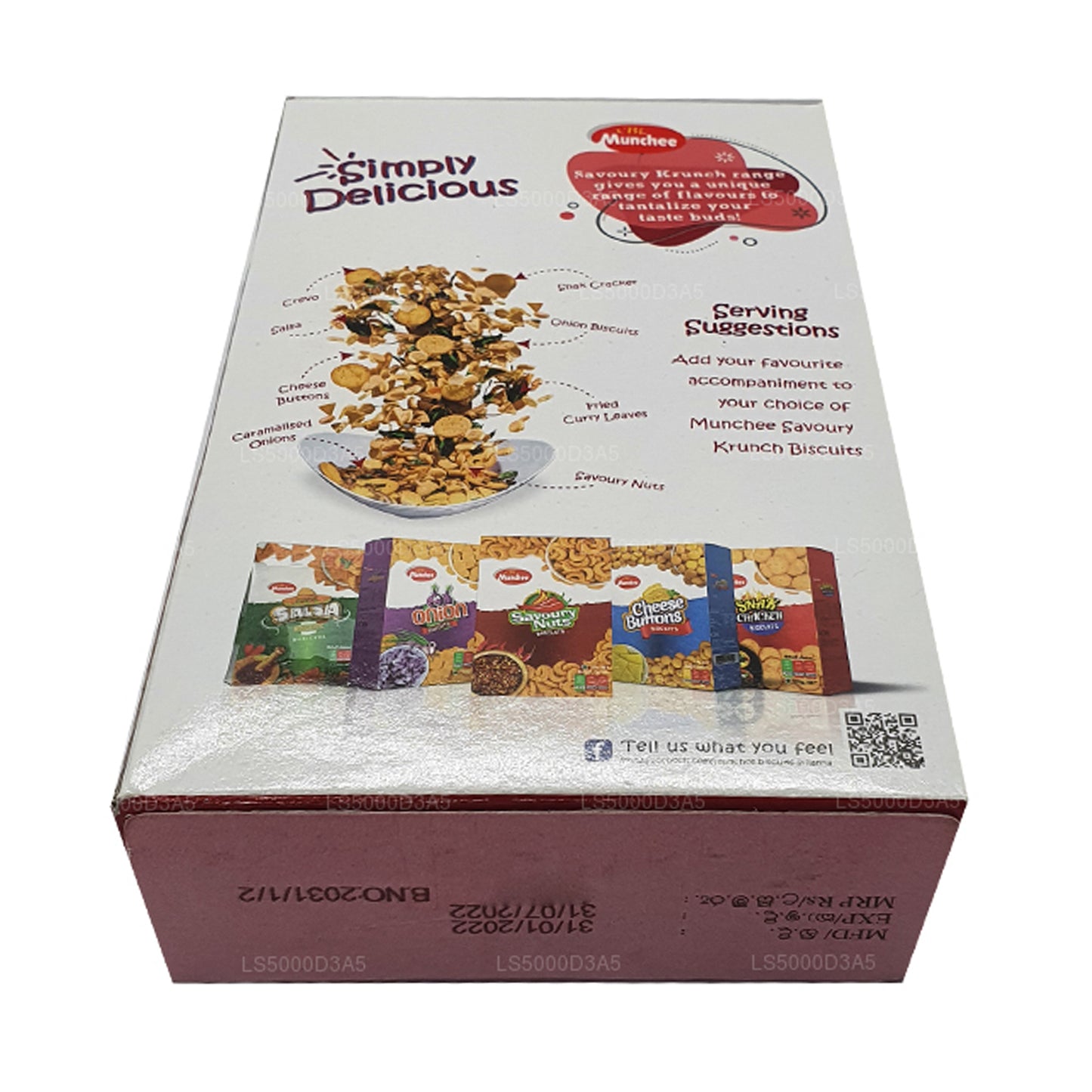 Munchee kiks salte nødder (170 g)