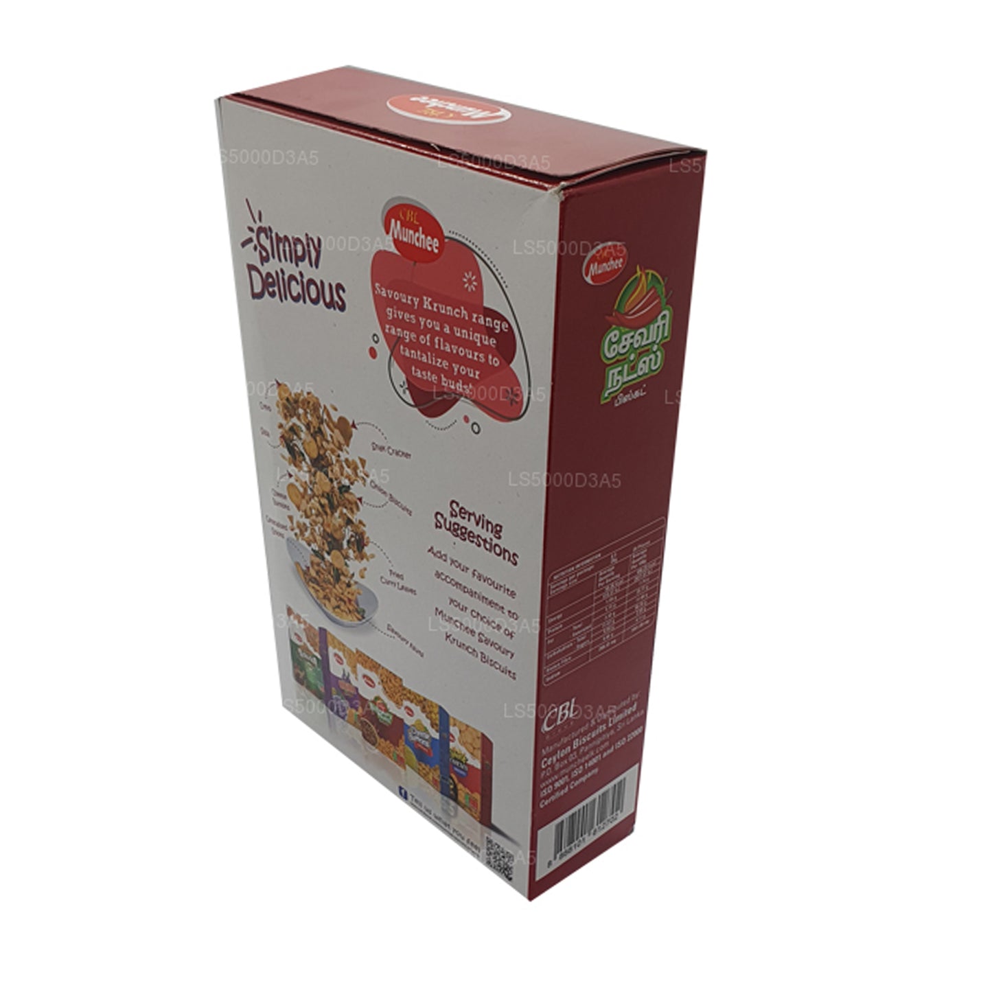 Munchee kiks salte nødder (170 g)
