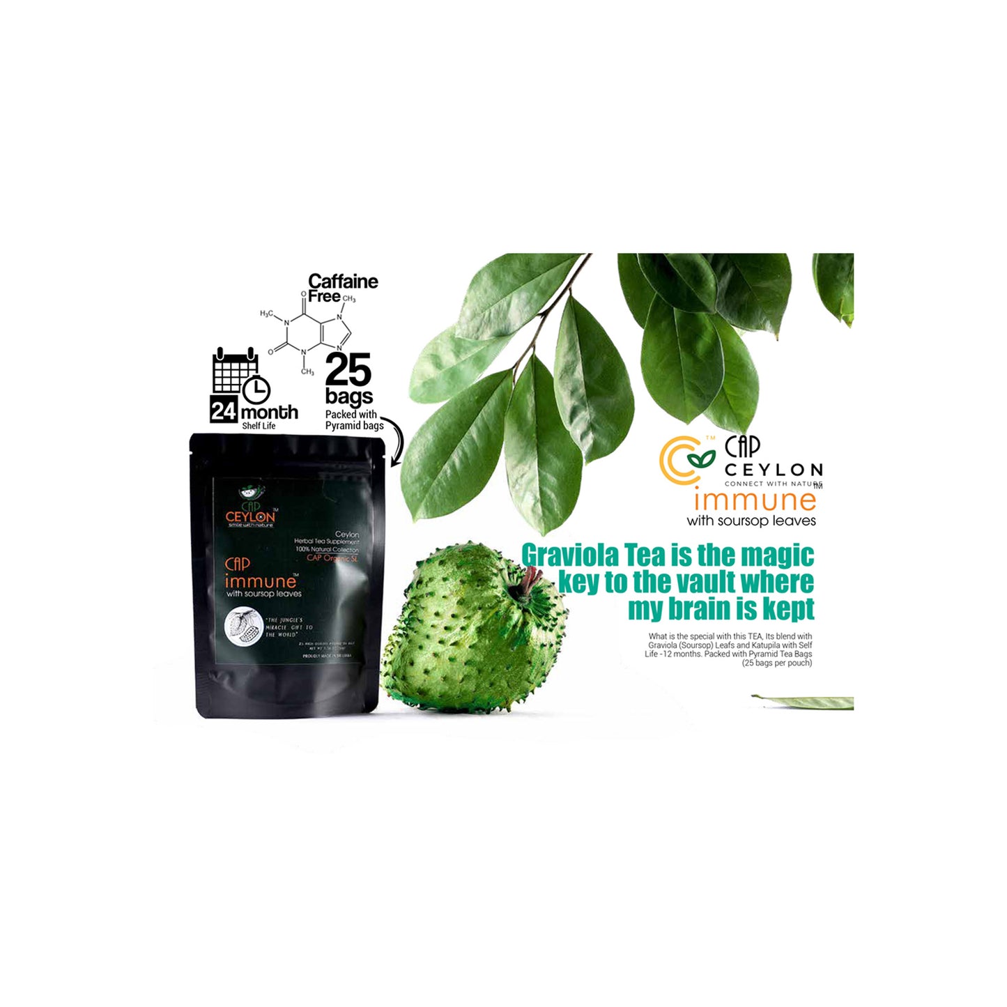 CAP Ceylon Immunte Te (50g)