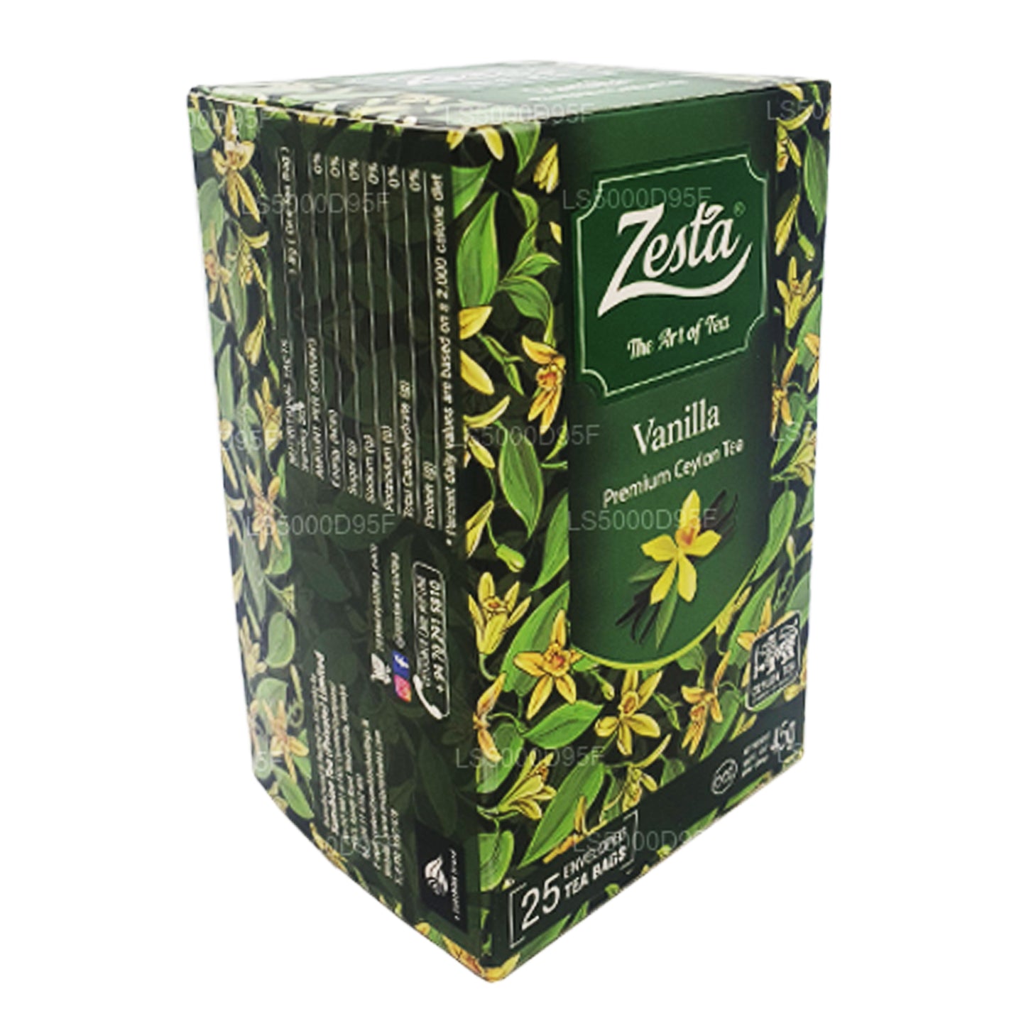 Zesta Vanilla Black Tea (45g) 25 teposer