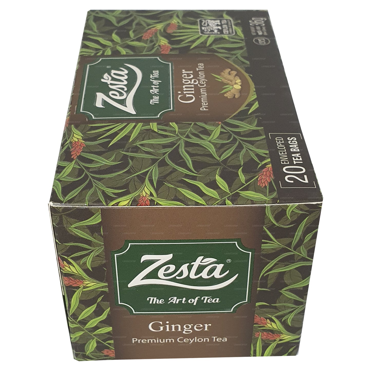 Zesta Ginger Premium Ceylon Te (36g) 20 Teposer