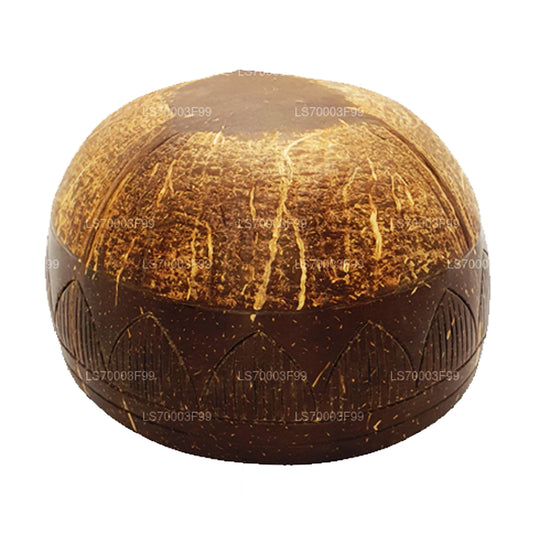 Coconut Shell Smoothie Skål Med Ske Og Gaffel