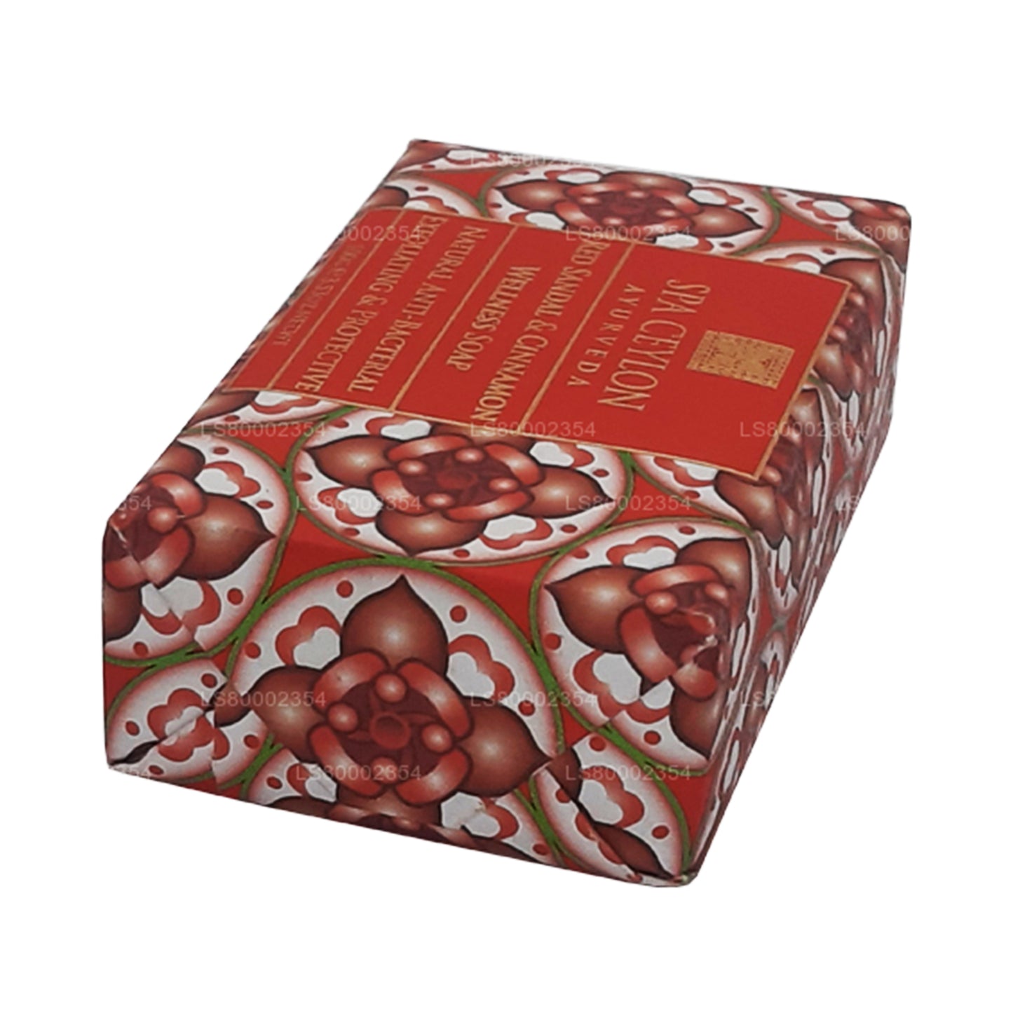 Spa Ceylon rød sandal og kanel Anti-bakteriel eksfolierende wellness-sæbe (100 g)