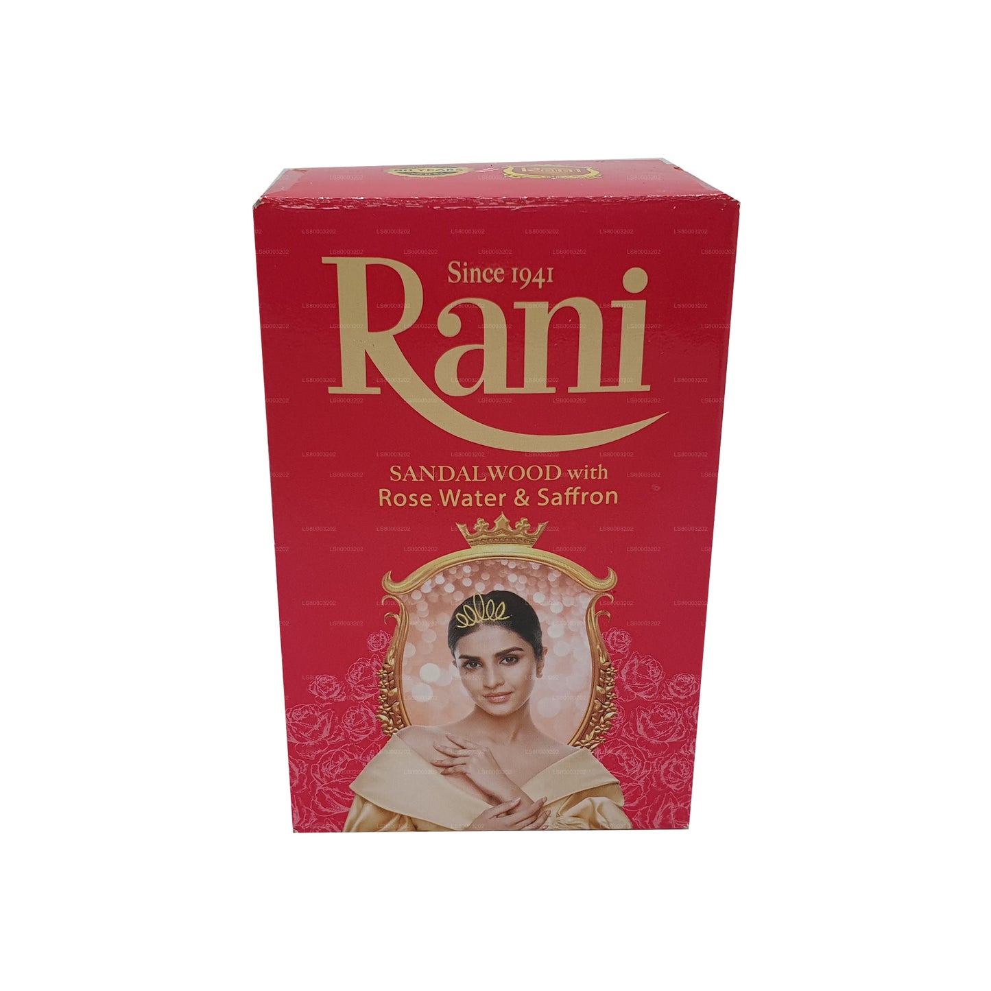 Swadeshi Rani Sandeltræ Rosenvand &amp; Safran Sæbe (90g)