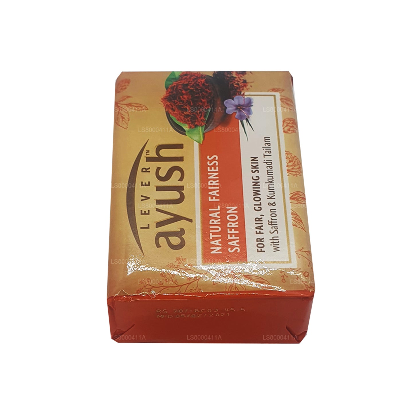 Lever Ayush Natural Fairness safran sæbe (100g)