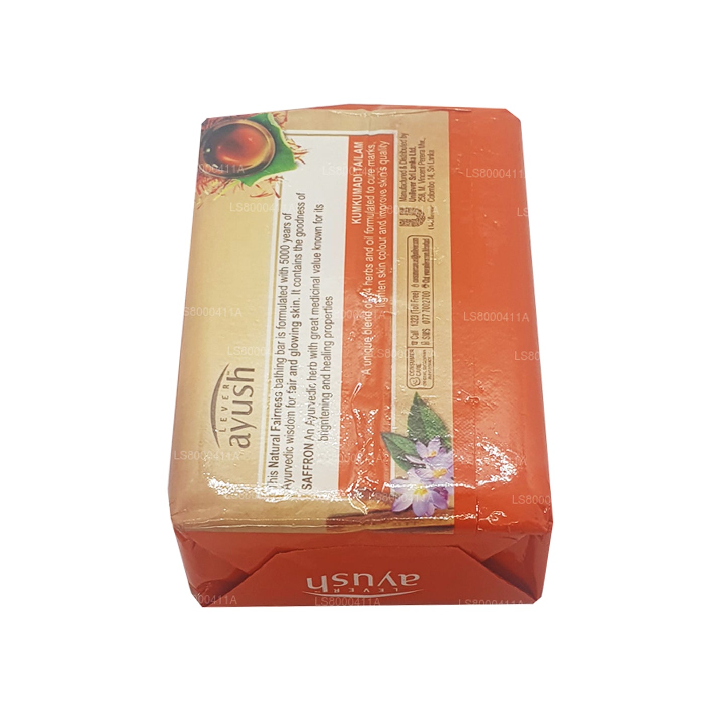 Lever Ayush Natural Fairness safran sæbe (100g)