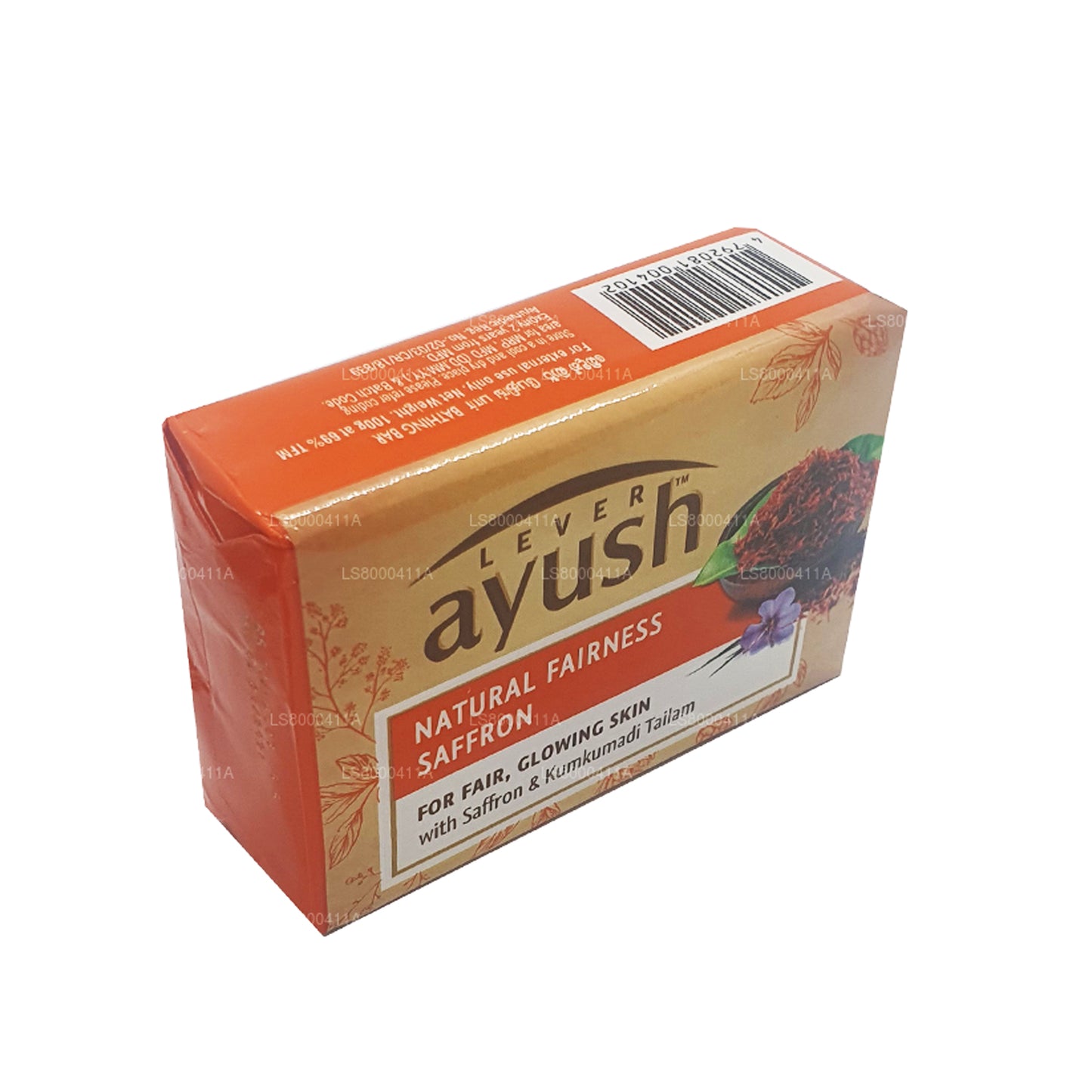 Lever Ayush Natural Fairness safran sæbe (100g)