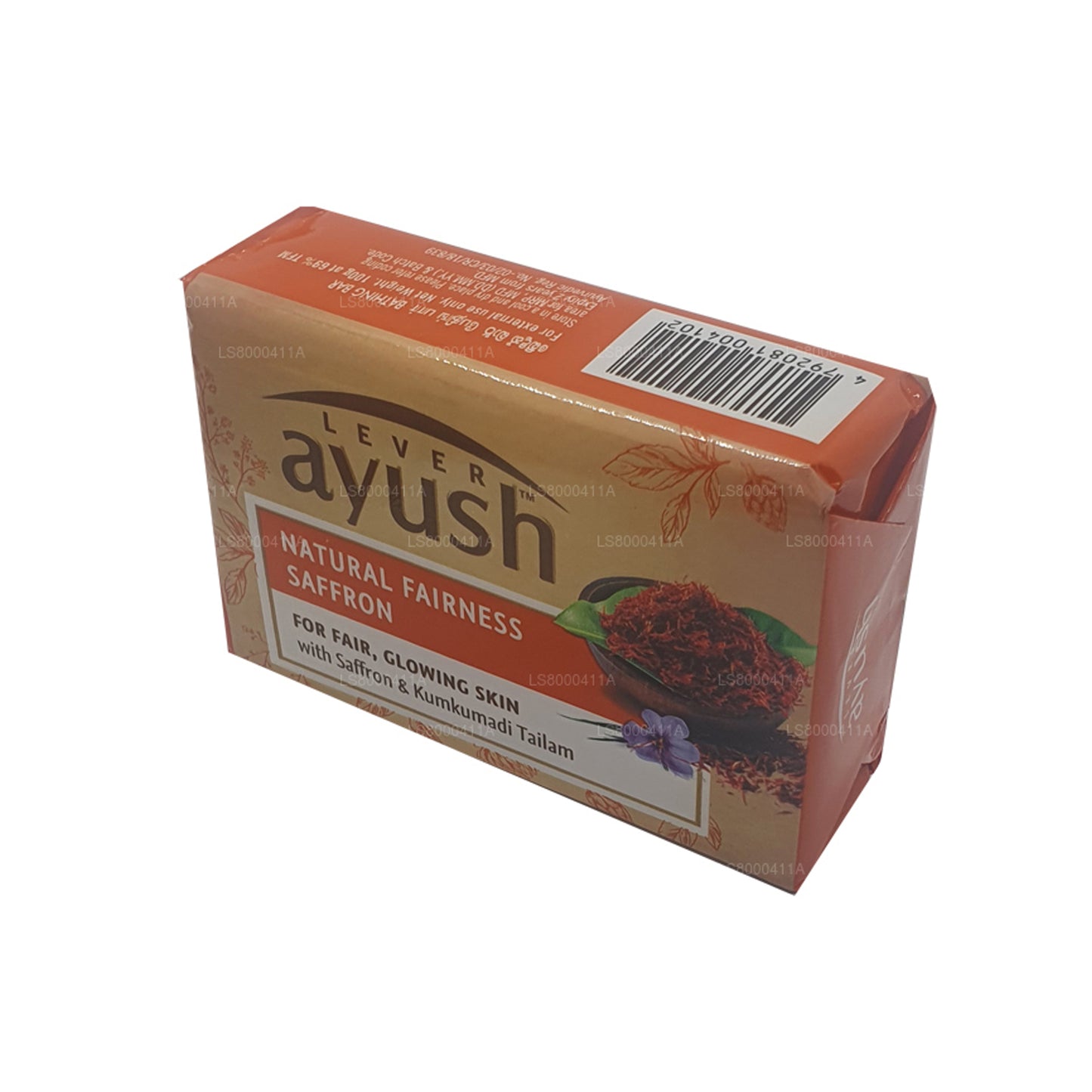 Lever Ayush Natural Fairness safran sæbe (100g)