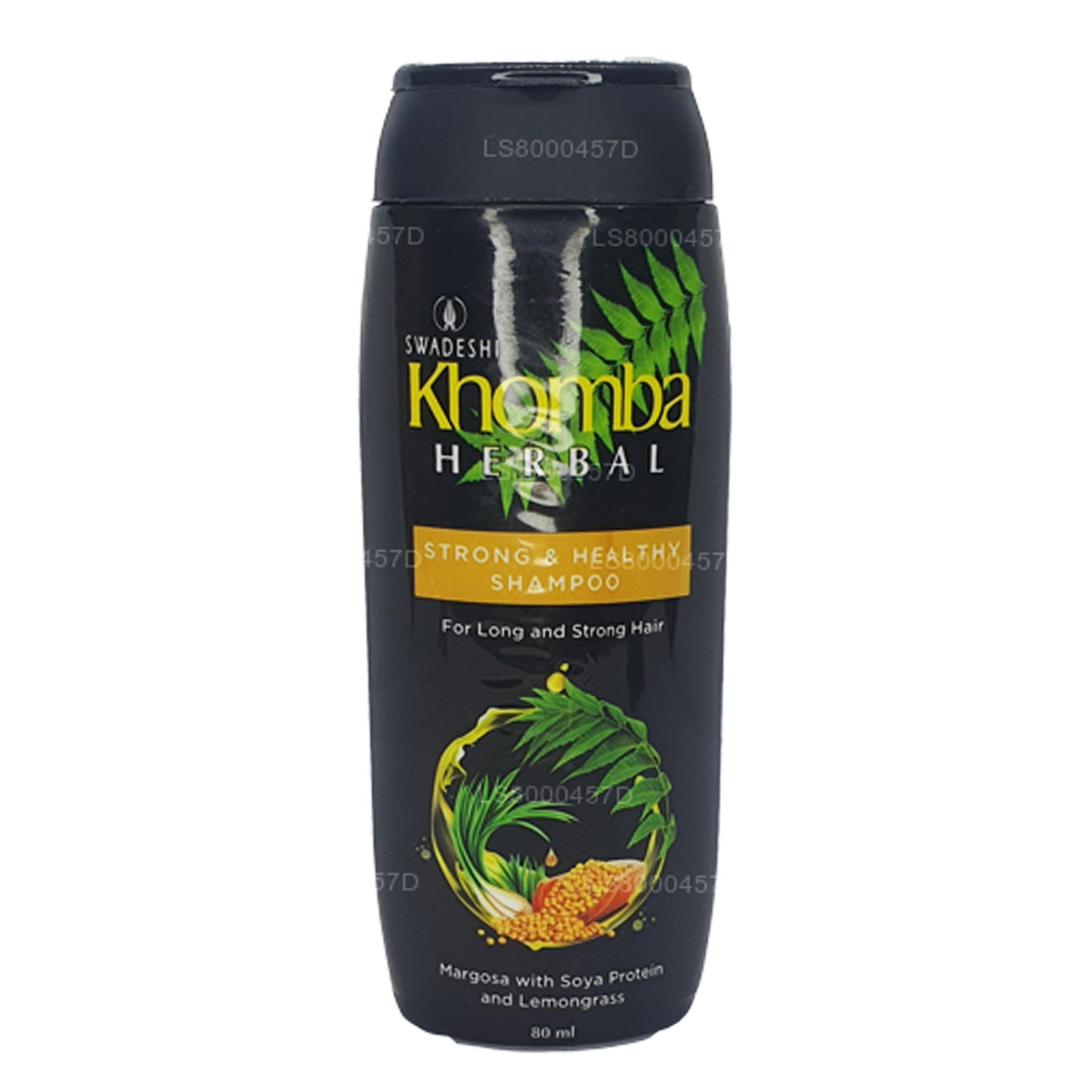 Swadeshi Khomba Urte Stærk & Sund Shampoo (80ml)