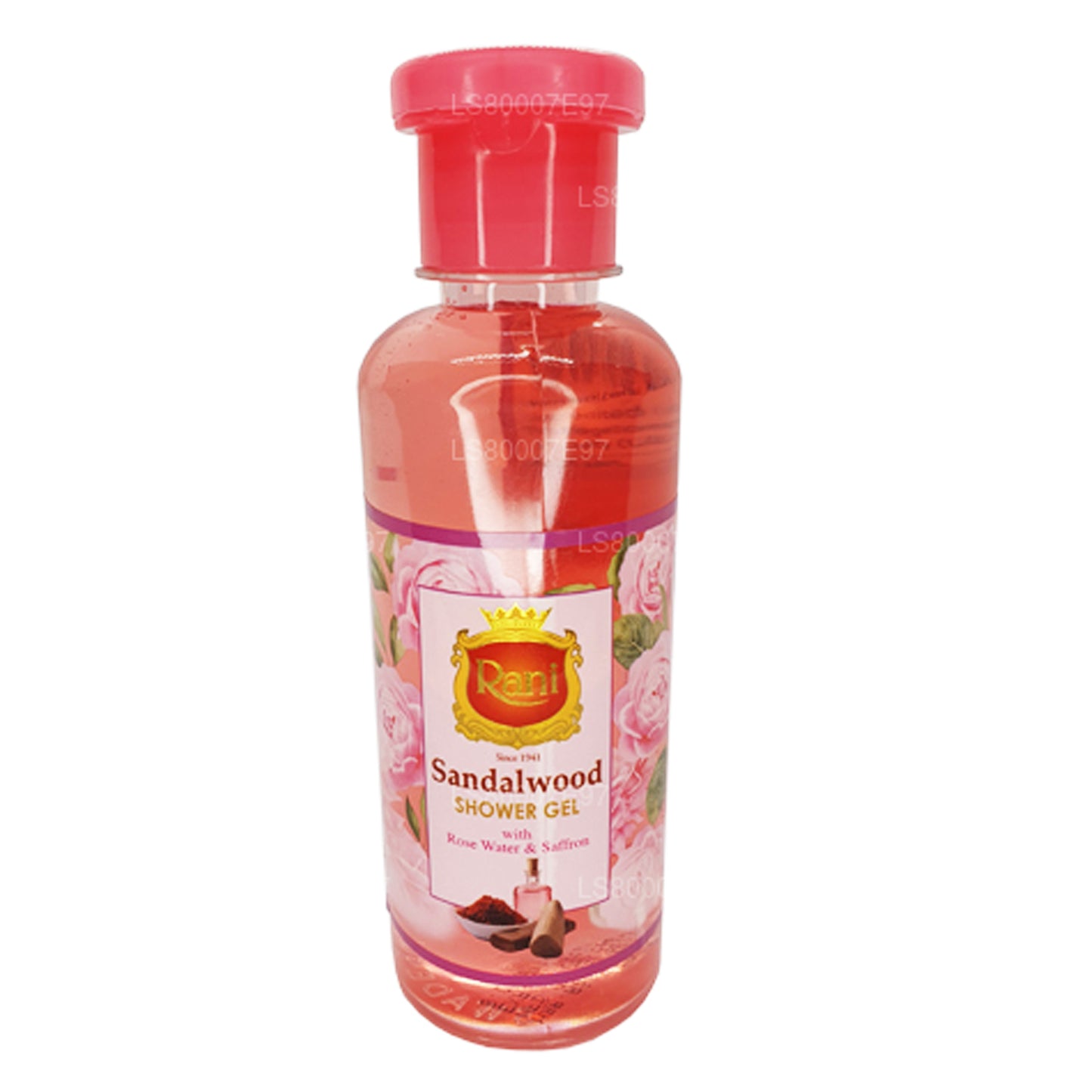 Swadeshi Rani Sandeltræ Brusegel med Rosenvand & Safran (250 ml)