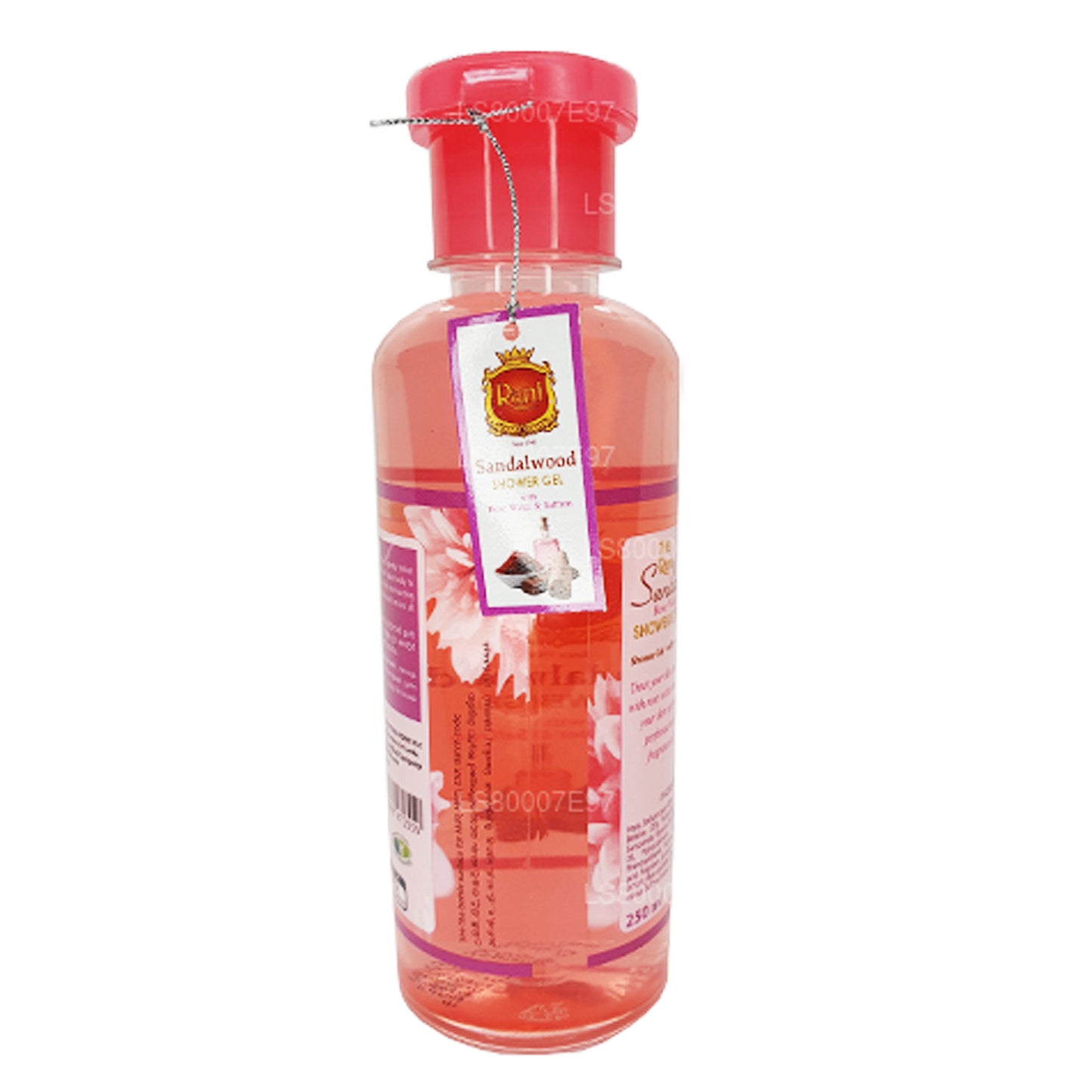 Swadeshi Rani Sandeltræ Brusegel med Rosenvand & Safran (250 ml)