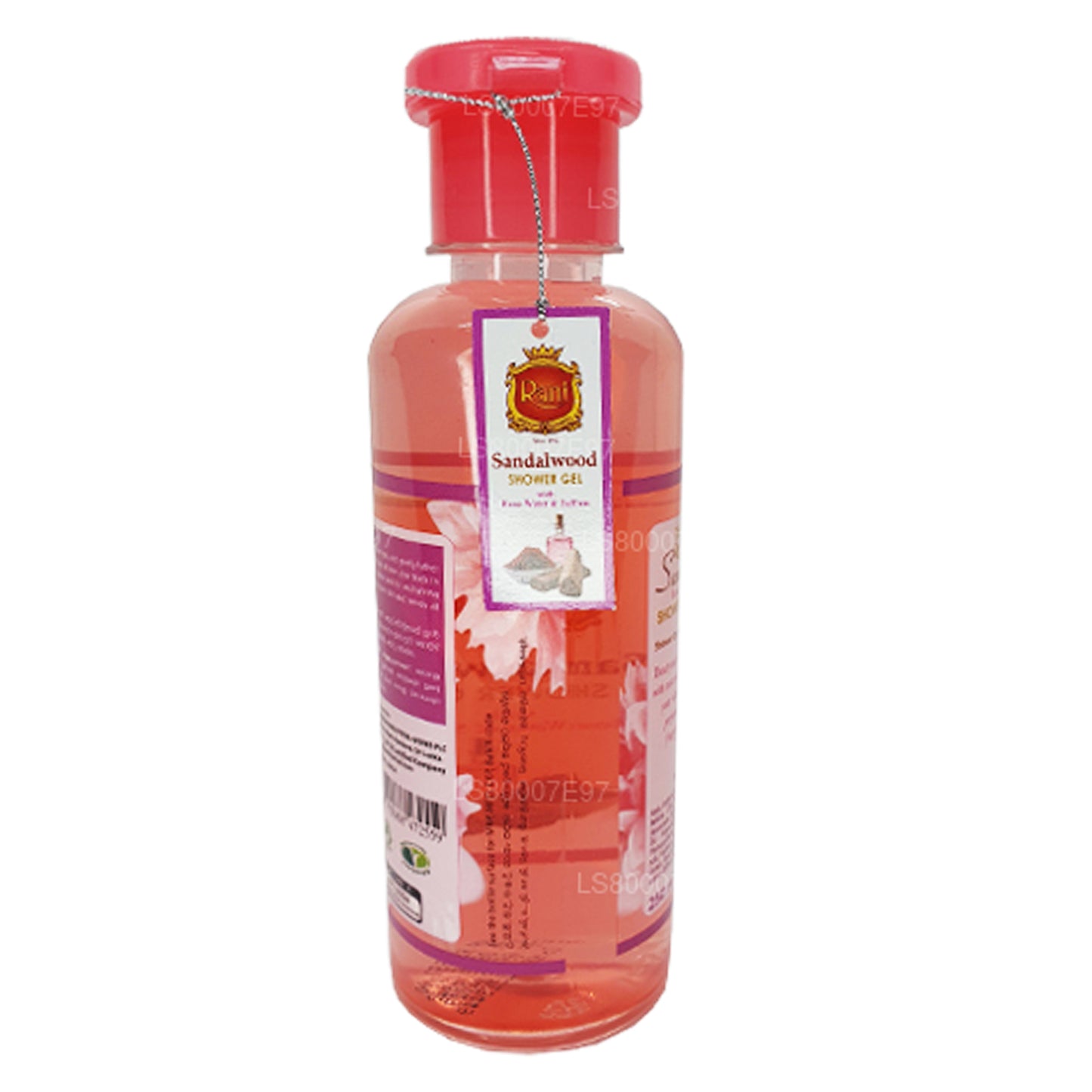 Swadeshi Rani Sandeltræ Brusegel med Rosenvand & Safran (250 ml)