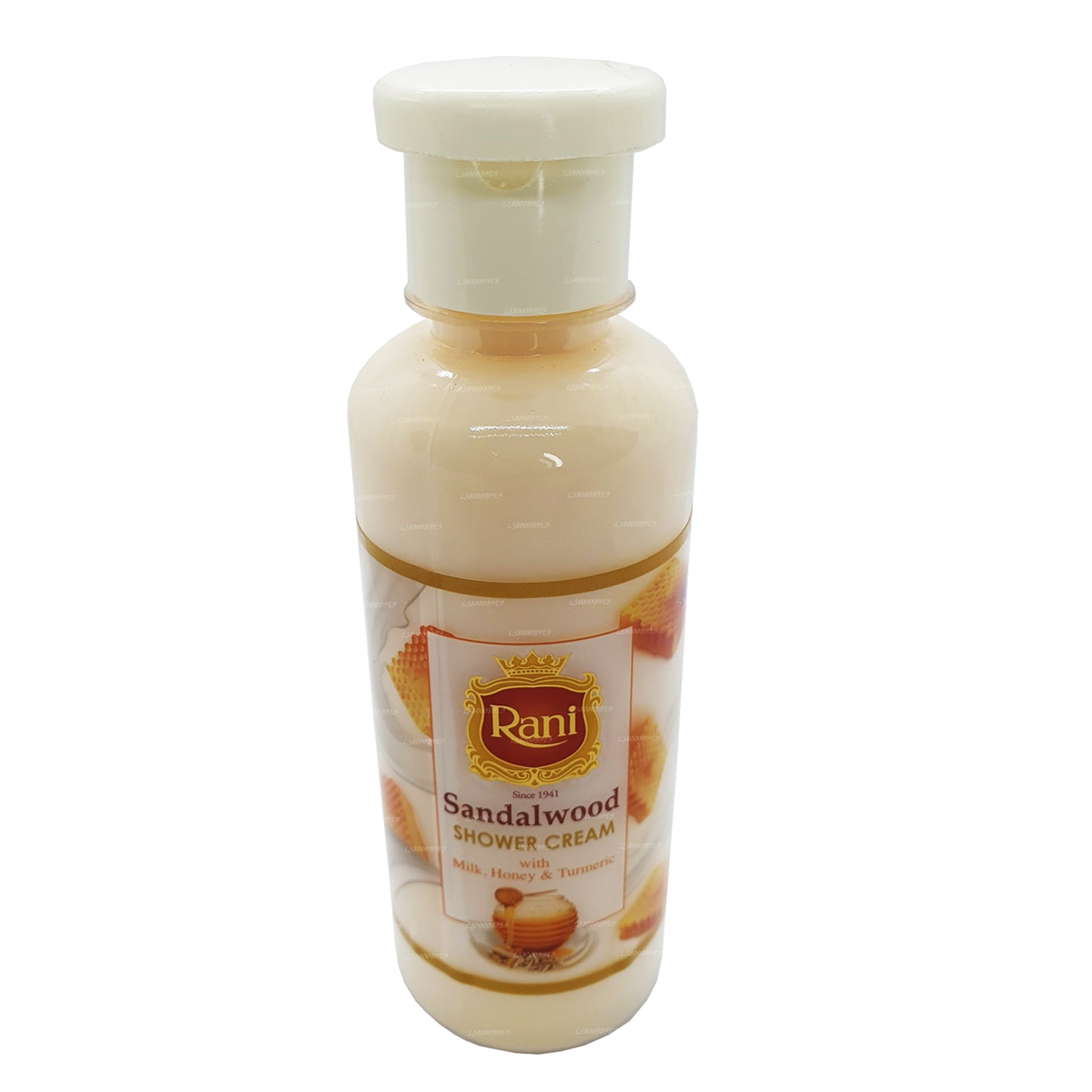 Swadeshi Rani sandeltræ brusecreme med mælk, honning og gurkemeje (250 ml)