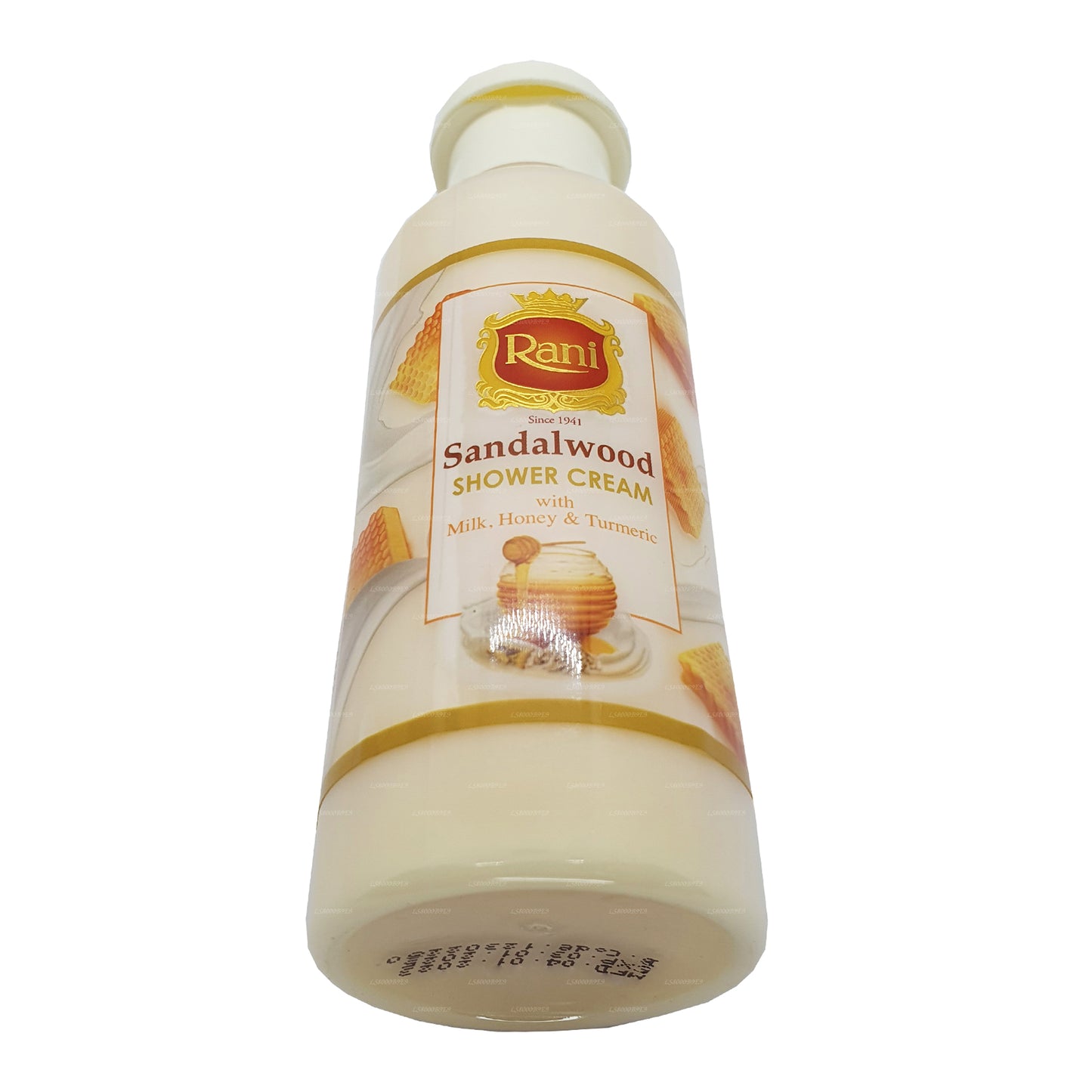 Swadeshi Rani sandeltræ brusecreme med mælk, honning og gurkemeje (250 ml)