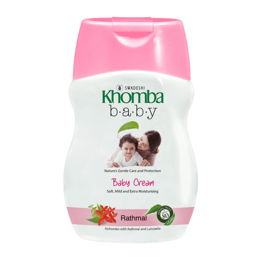 Swadeshi Khomba Baby Creme Floral