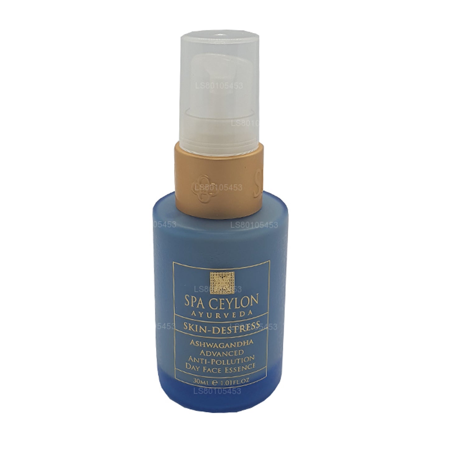 Spa Ceylon huddestress Ashwagandha avanceret anti-forurening dag ansigt essens (30 ml)