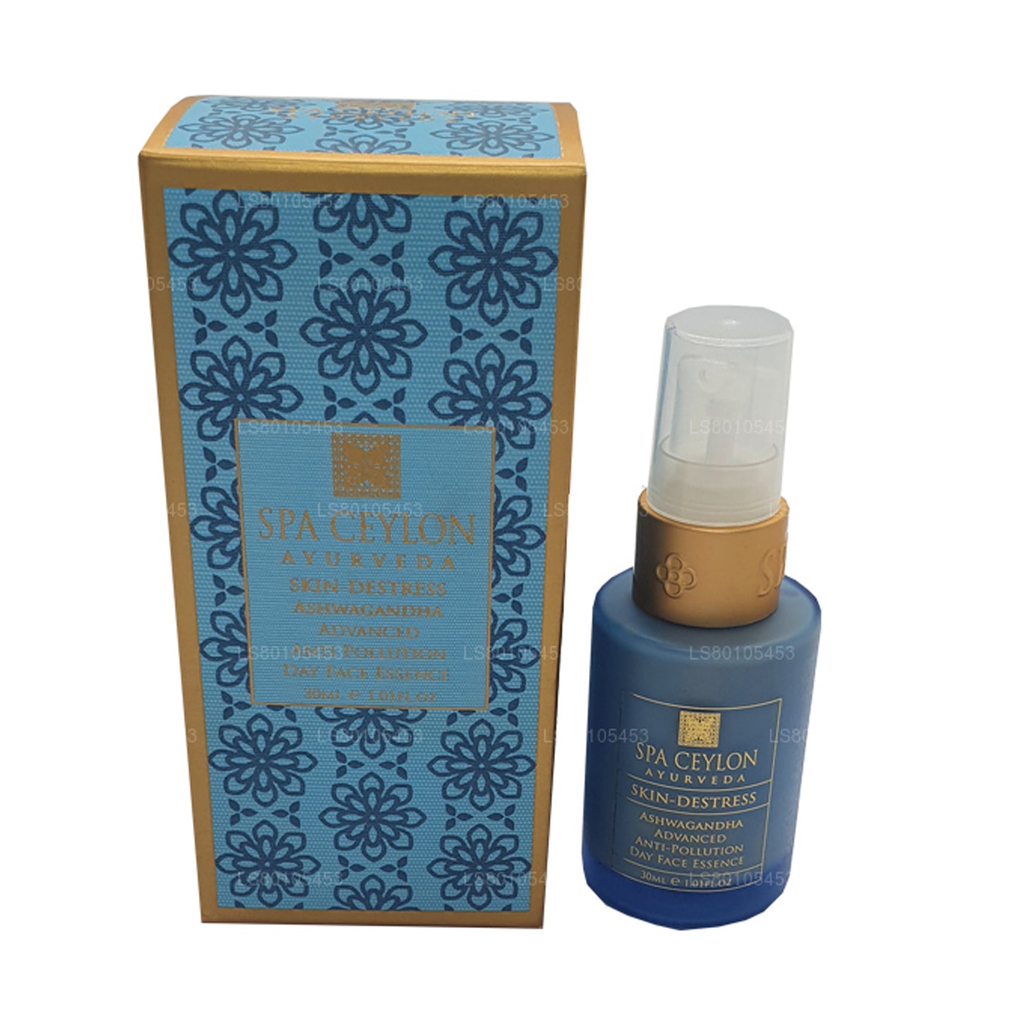 Spa Ceylon huddestress Ashwagandha avanceret anti-forurening dag ansigt essens (30 ml)