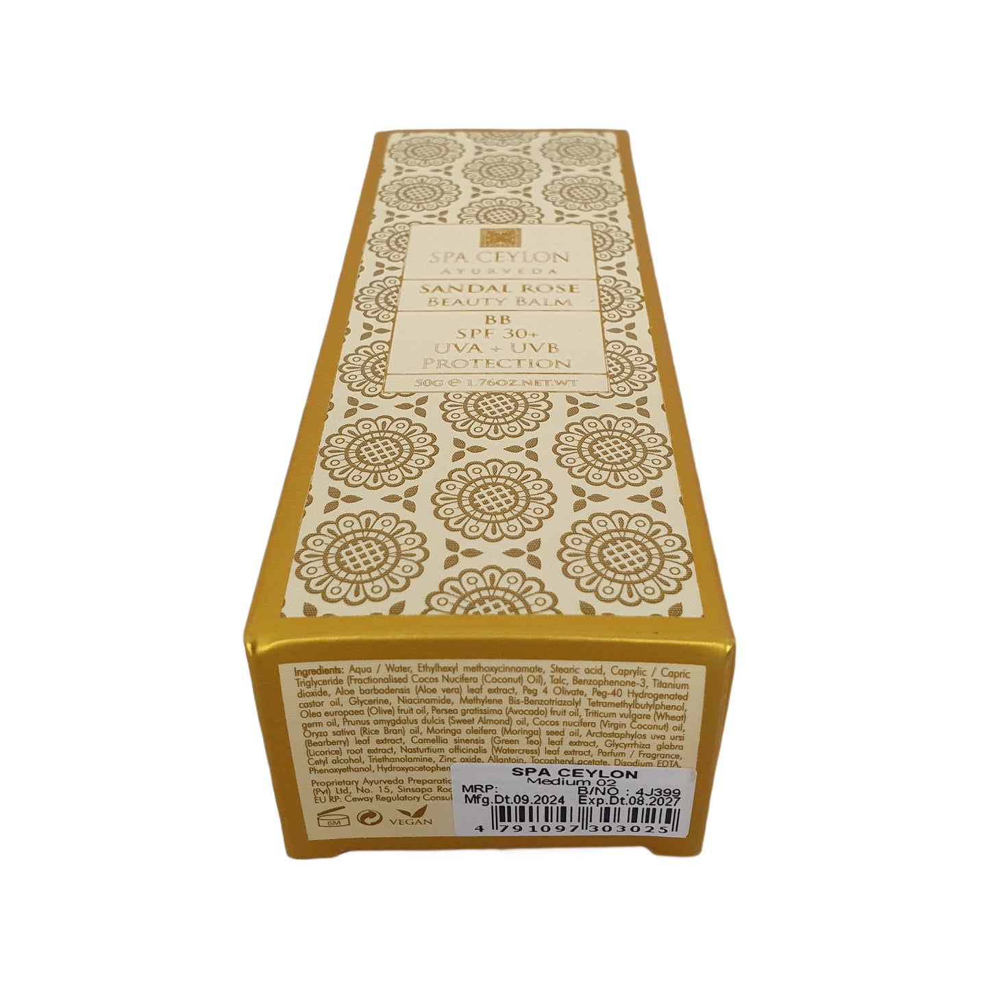 Spa Ceylon Sandal Rose Skønhedsbalsam - Medium (50g)