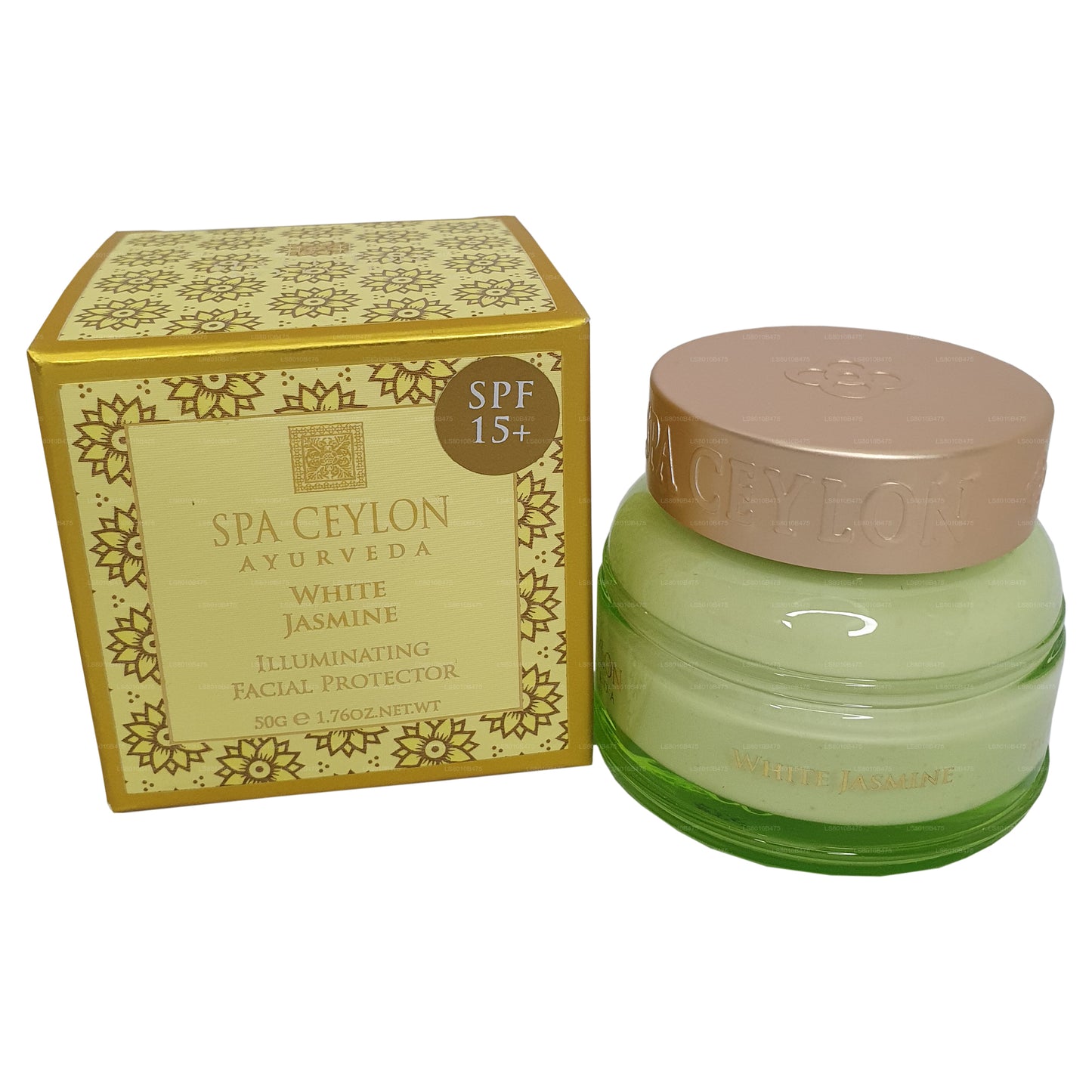 Spa Ceylon White Jasmine Lysende Ansigtsbeskytter (50g)