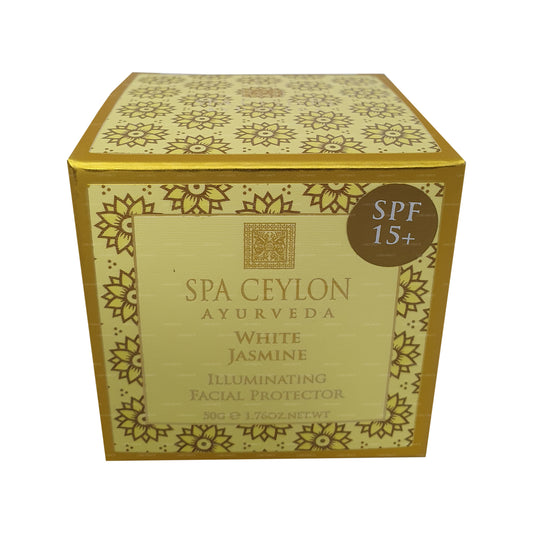 Spa Ceylon White Jasmine Lysende Ansigtsbeskytter (50g)