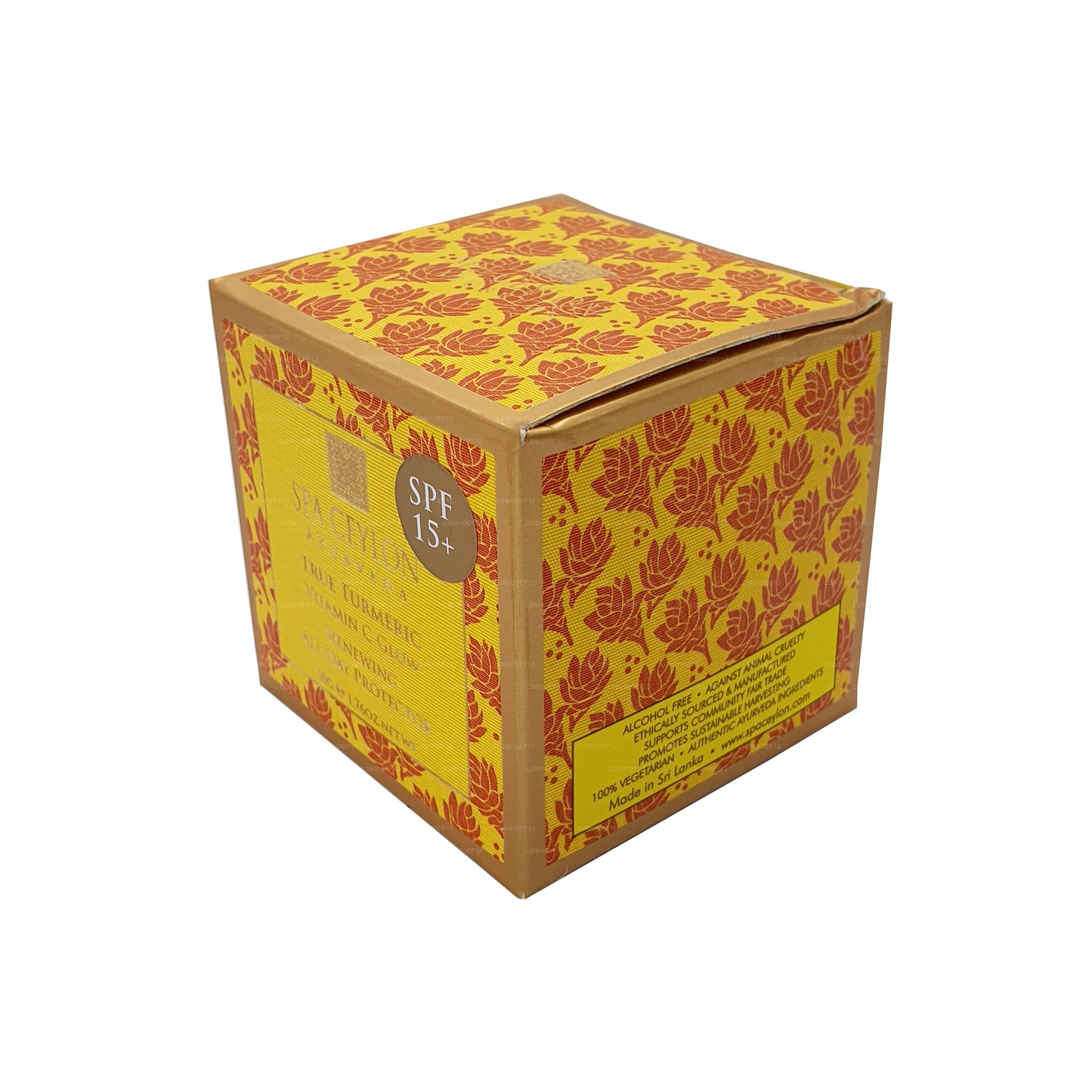 Spa Ceylon ægte gurkemeje C-vitamin glød fornyelse heldagsbeskytter (100 g)