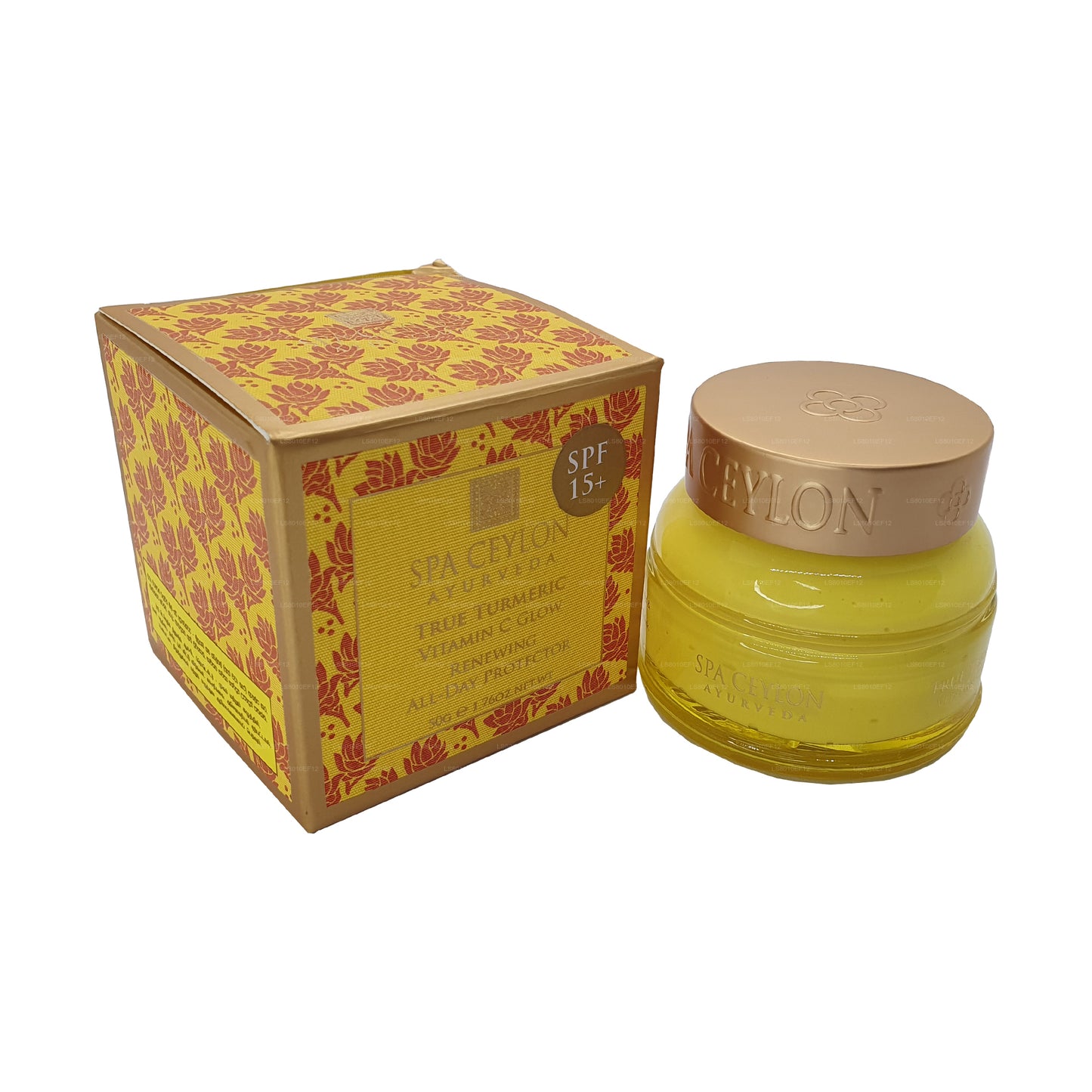 Spa Ceylon ægte gurkemeje C-vitamin glød fornyelse heldagsbeskytter (100 g)