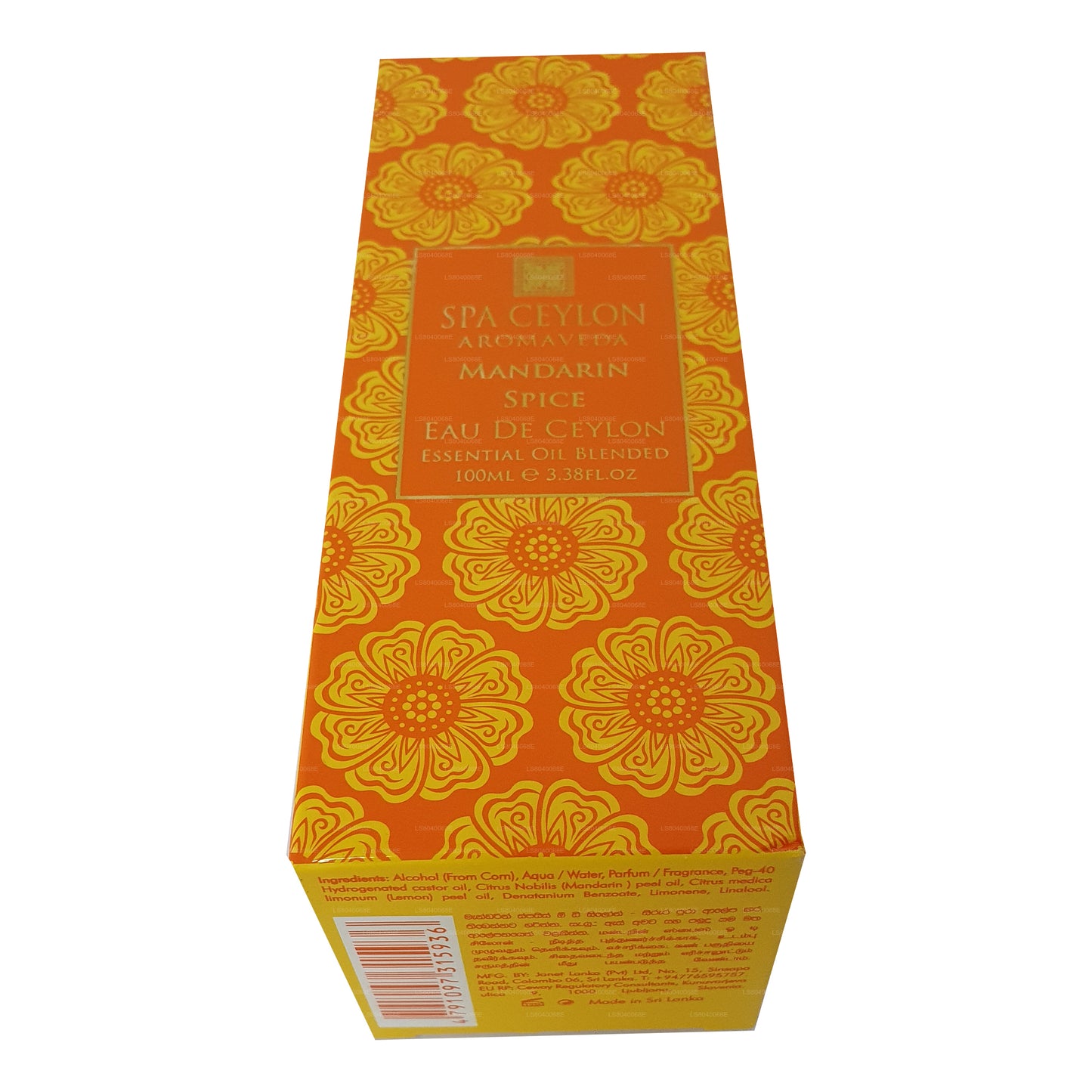 Spa Ceylon Mandarin Krydderi Eau De Ceylon (100ml)